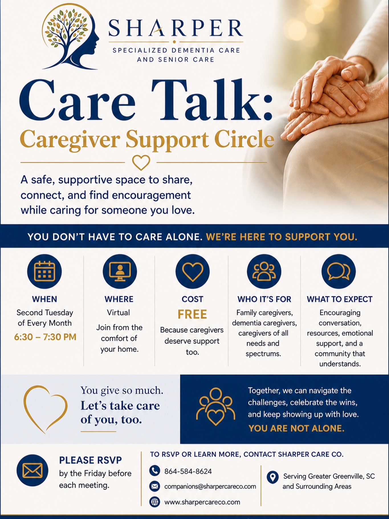 Care that honors who they are, not just what they need.

At Sharper Care Co, we focus on dignity, connection, and real support for families navigating dementia. This isn&rsquo;t just care, it&rsquo;s understanding, patience, and showing up the right 