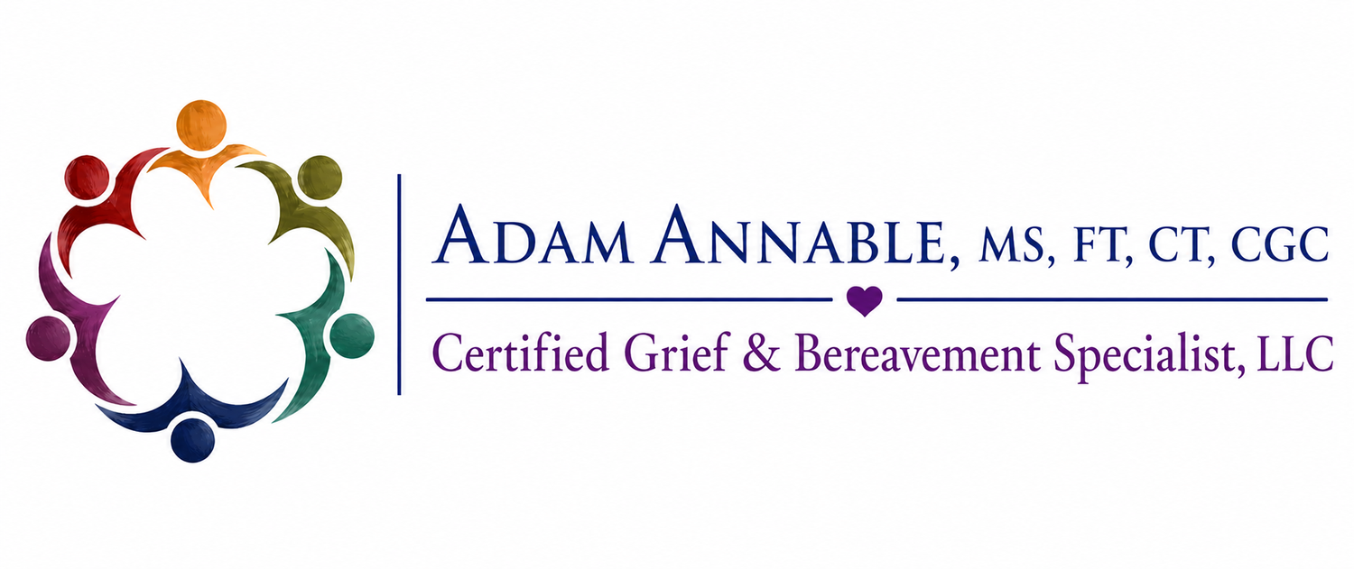Adam Annable, Certified Grief &amp; Bereavement Specialist, LLC