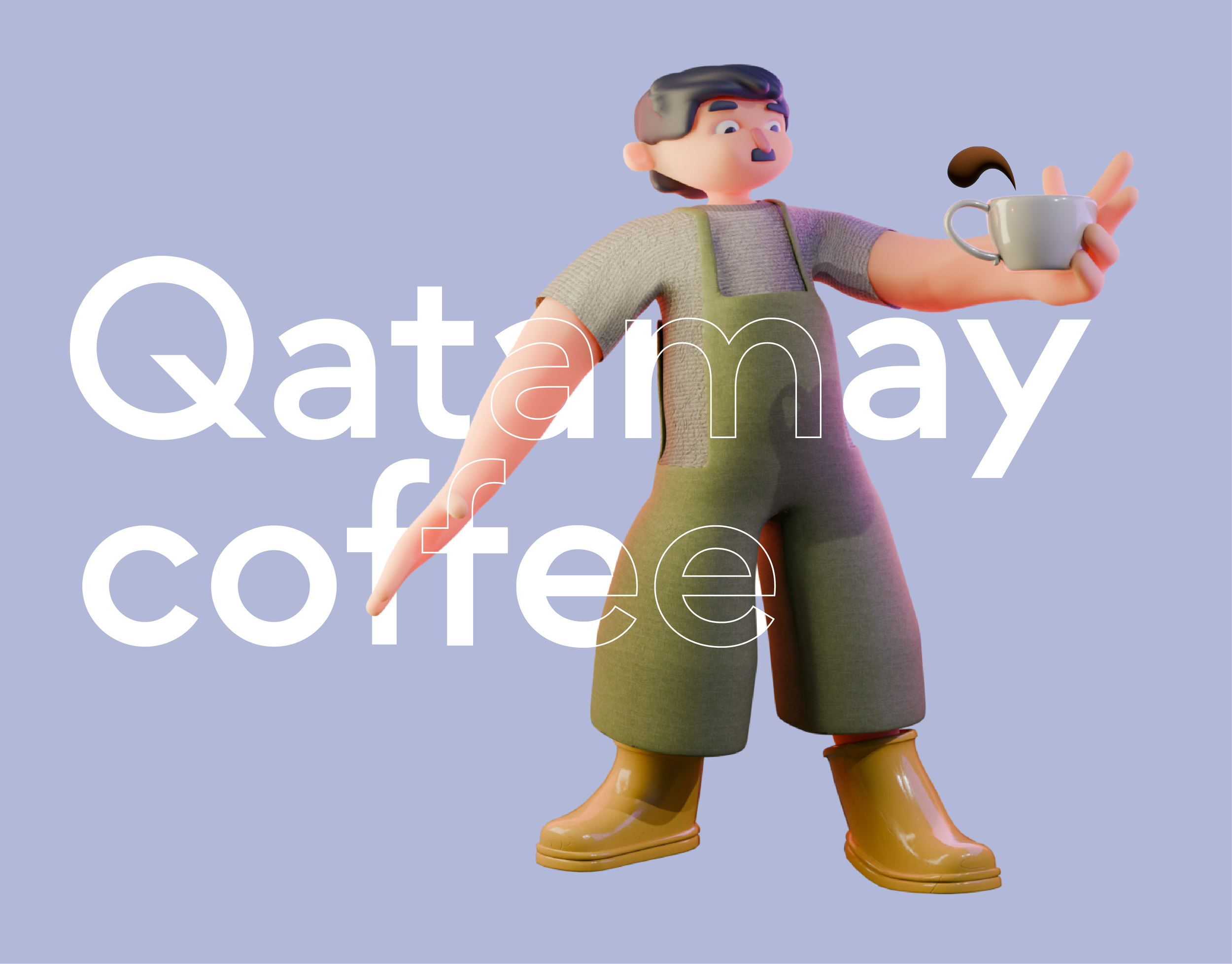 Animated project for coffee brand
