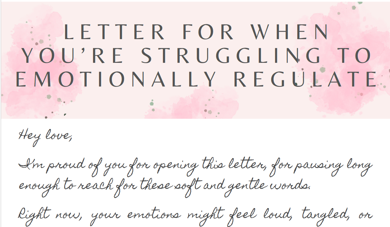 Bundle for Emotional Regulation
