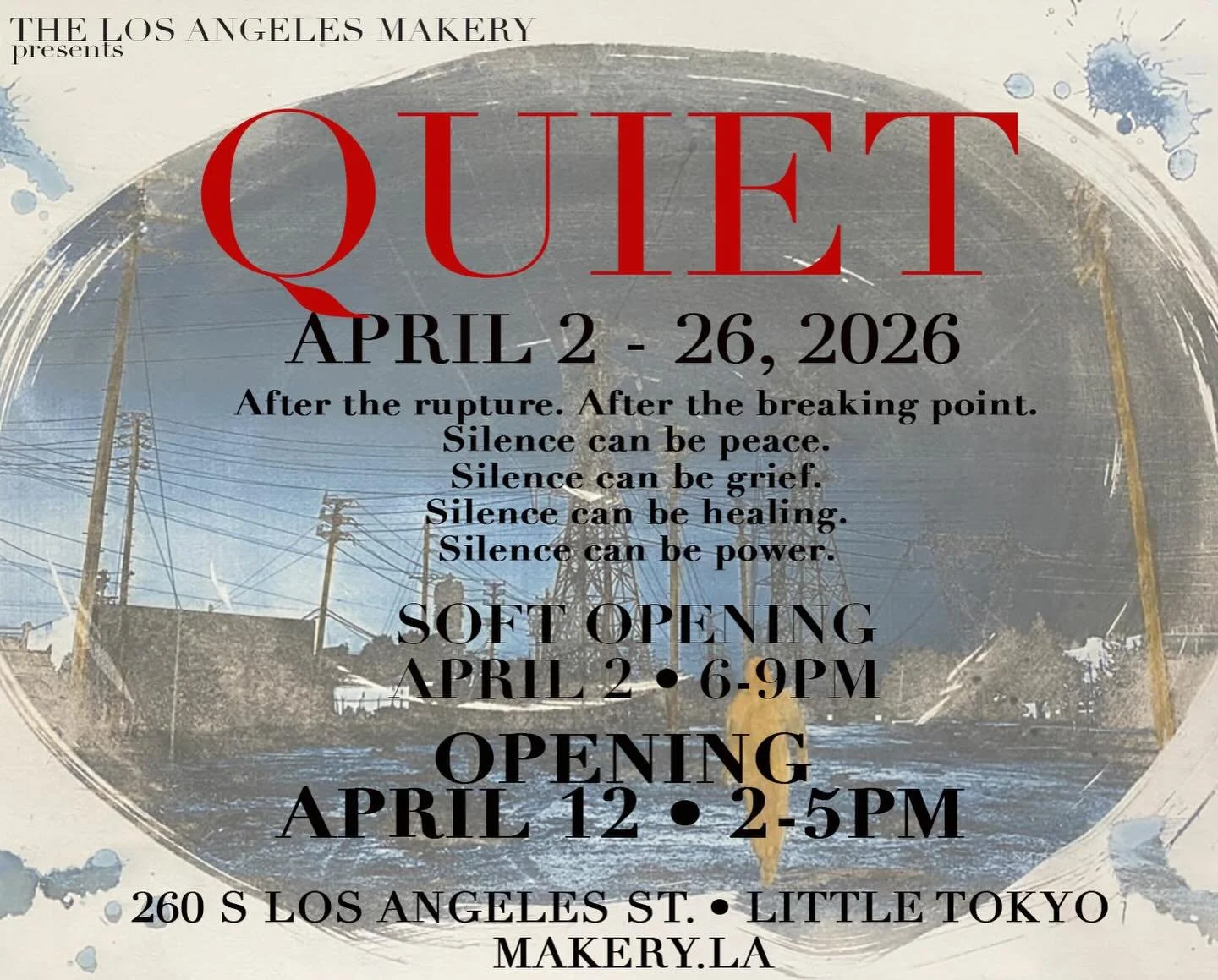 My piece &lsquo;Gaia: Earth Studies 1&rdquo; will be part of QUIET, an exhibition that runs this month at The Los Angeles Makery. The soft opening is tomorrow during @dtlaartnight. I hope you can drop in if you&rsquo;re in LA! 

My piece (and my seri