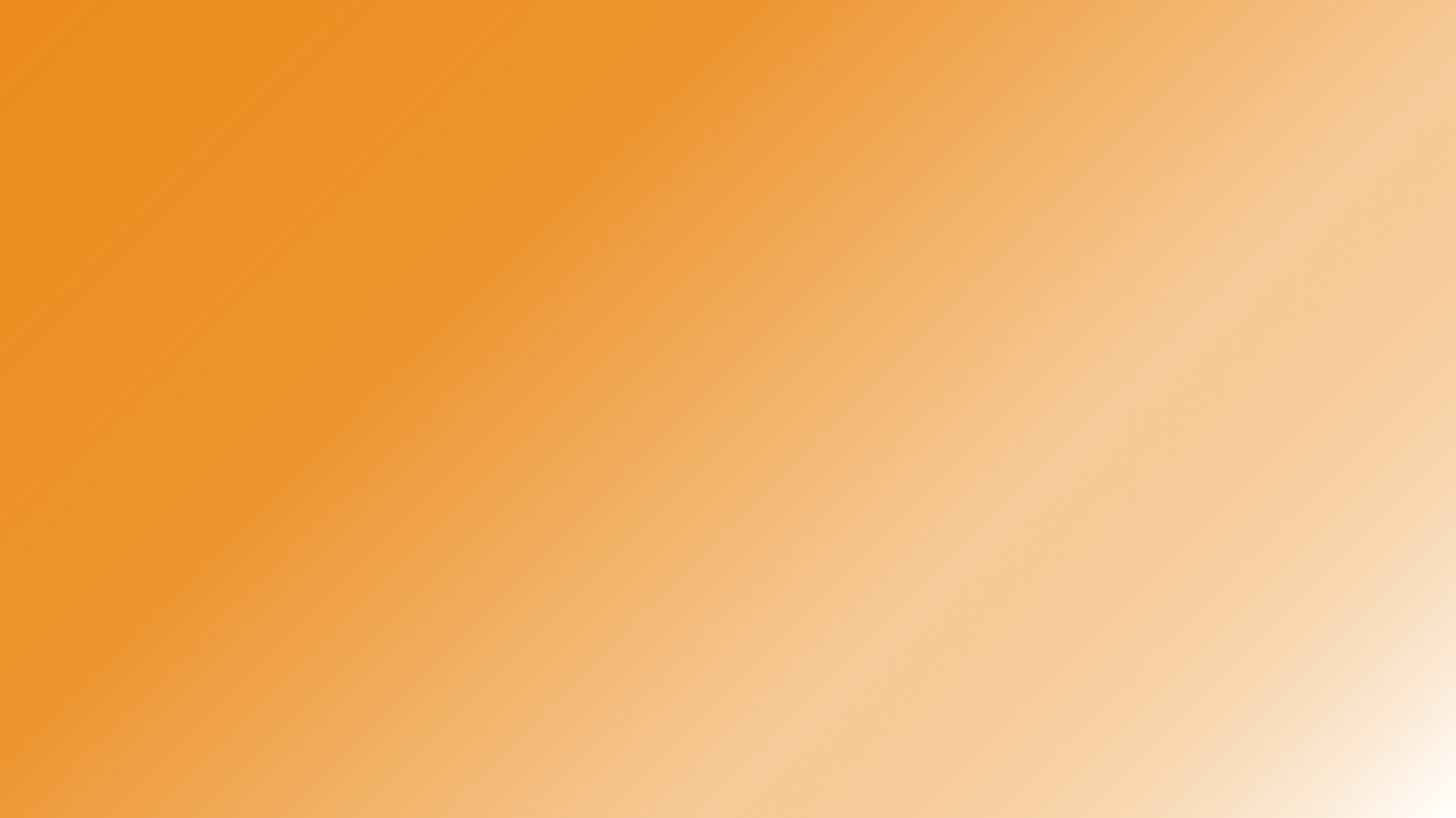 A plain gradient background transitioning from orange to beige.