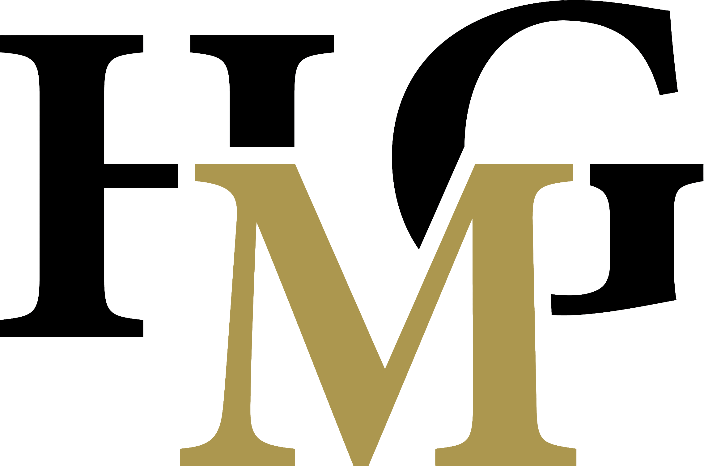 Logo for Hanson, McClintic & Gerber consisting of the letters: H, M, G. The "M" is gold and the other letters are black.