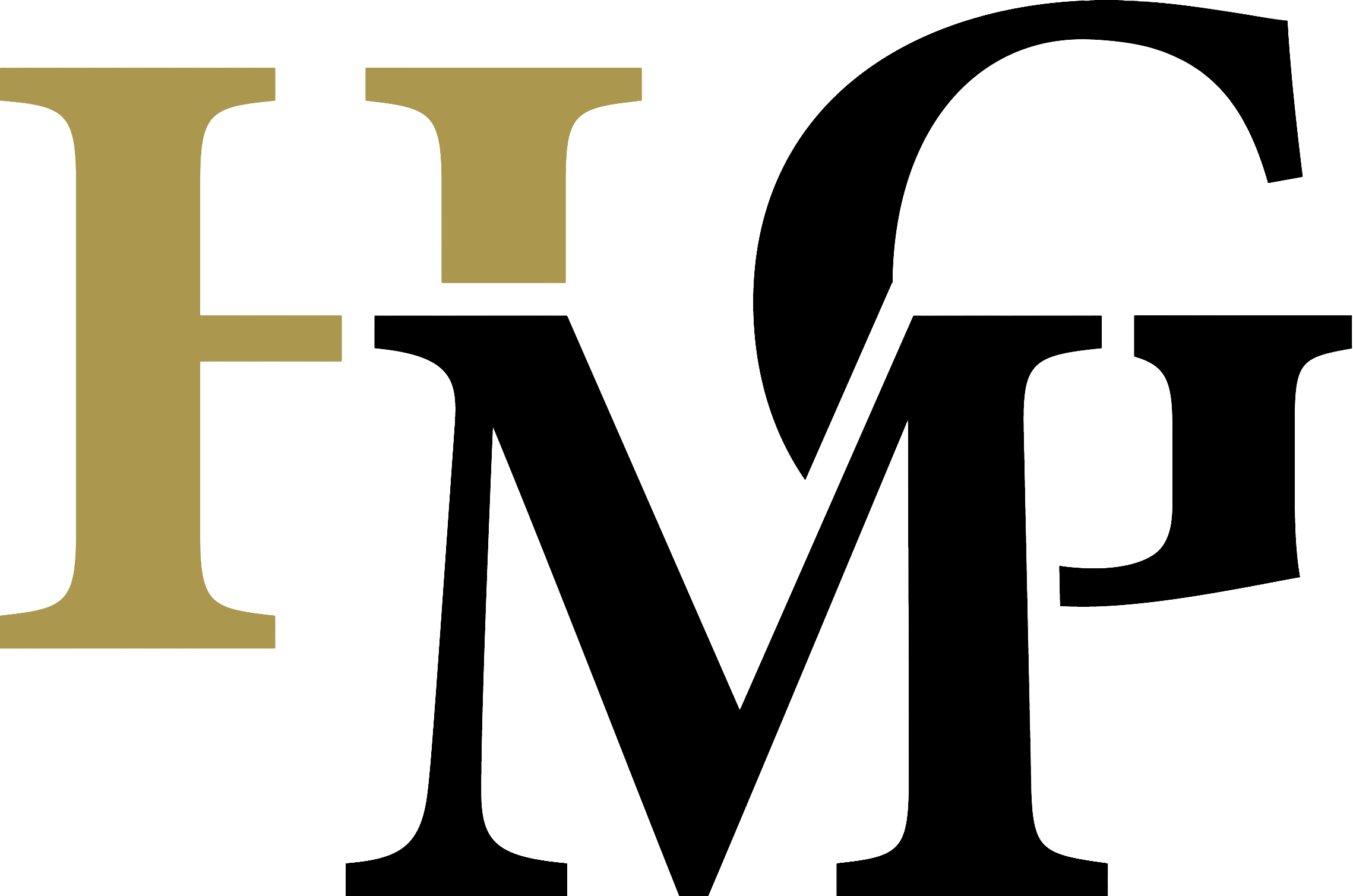 Logo for Hanson, McClintic & Gerber consisting of the letters: H, M, G. The "H" is gold and the other letters are black. 