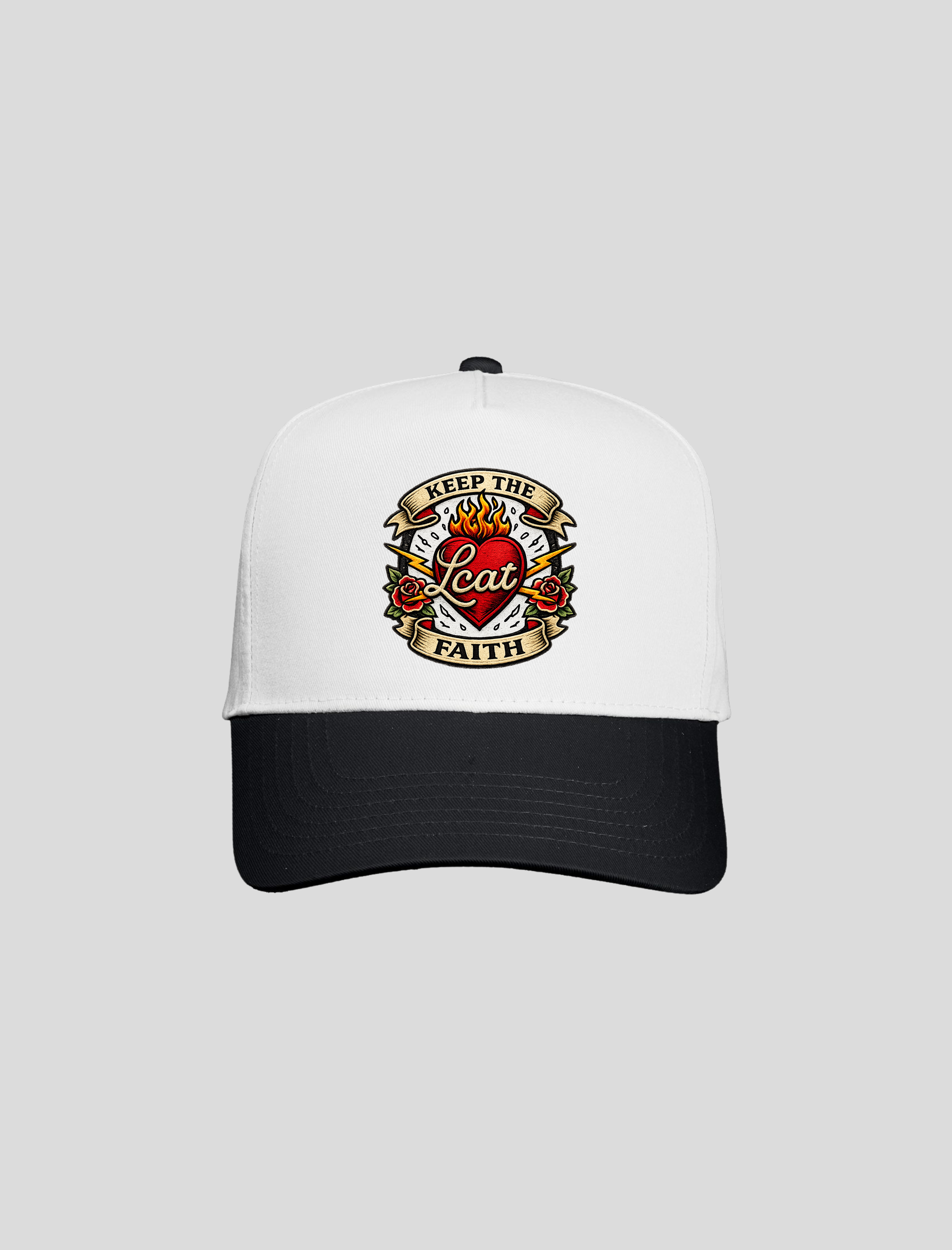 Keep the Faith Hat — White