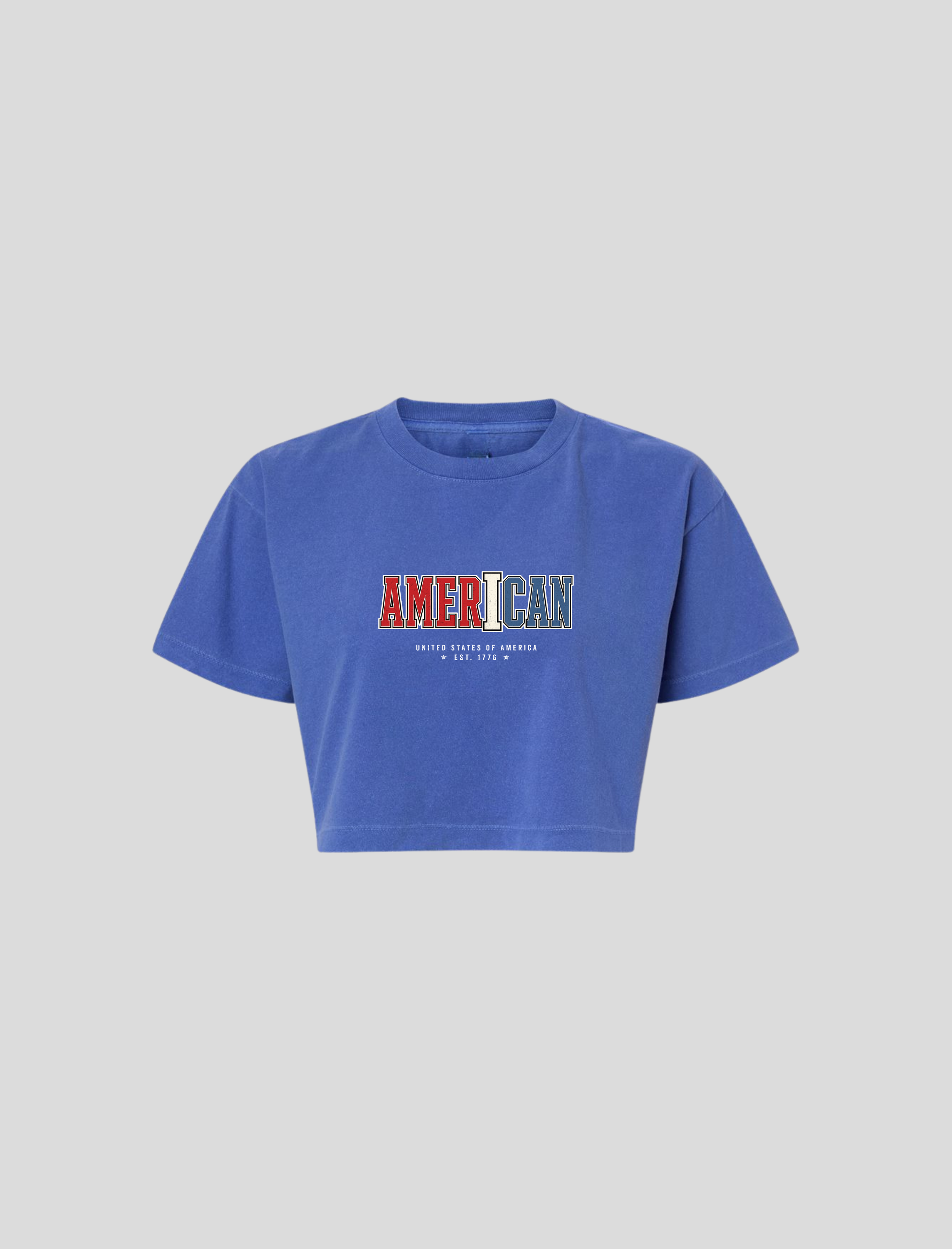 American Women's Crop Tee