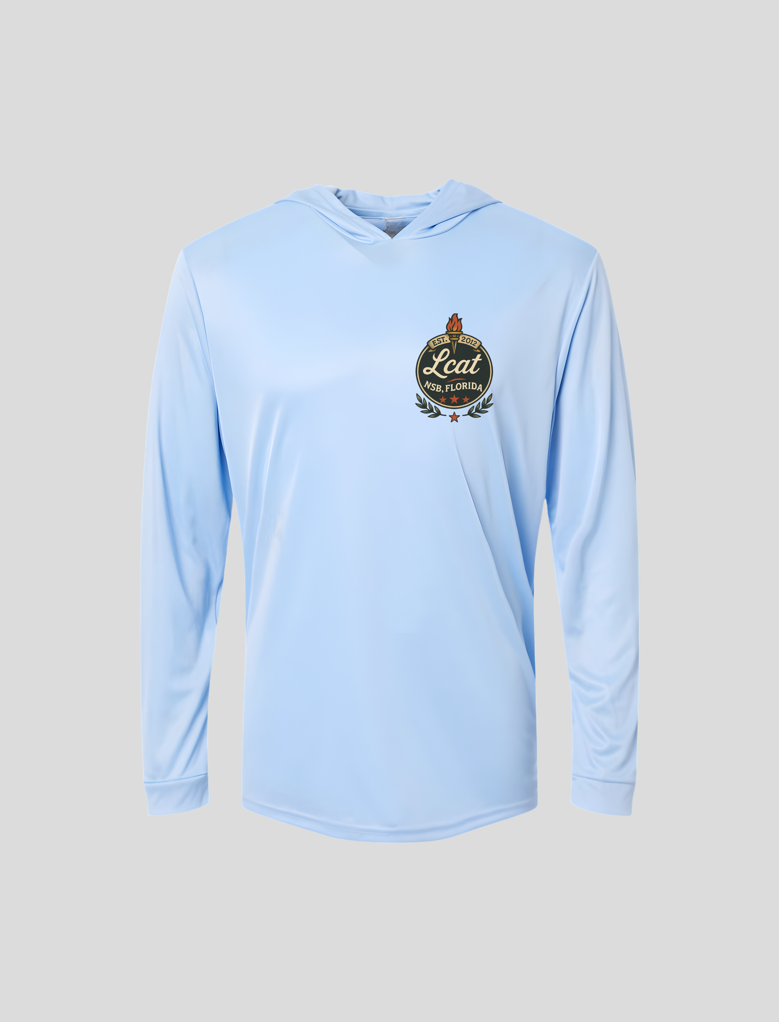 UPF100+ Blue Florida Man Shirt Front.png