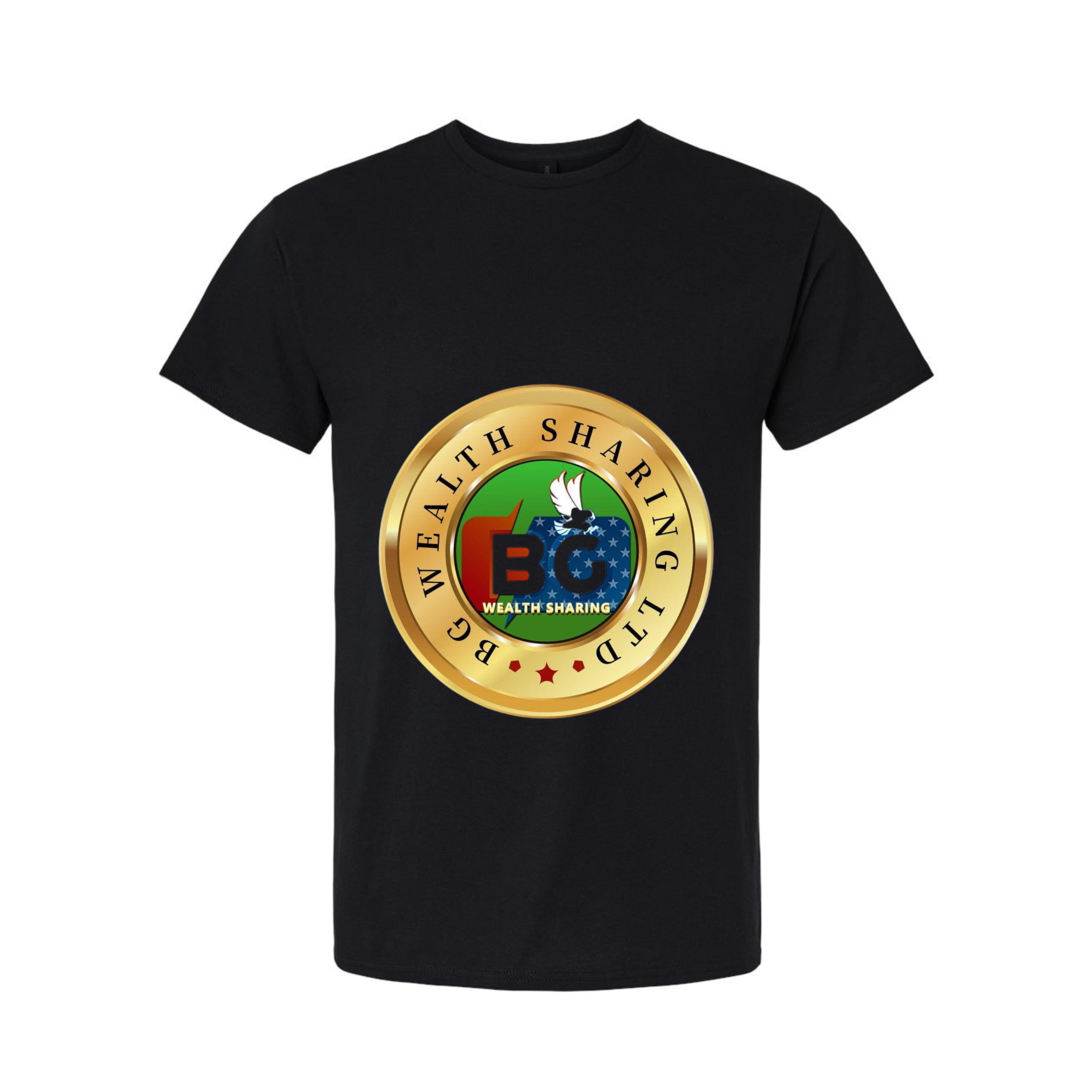Unisex_BG Wealth Sharing LTD T-Shirt_Black.png