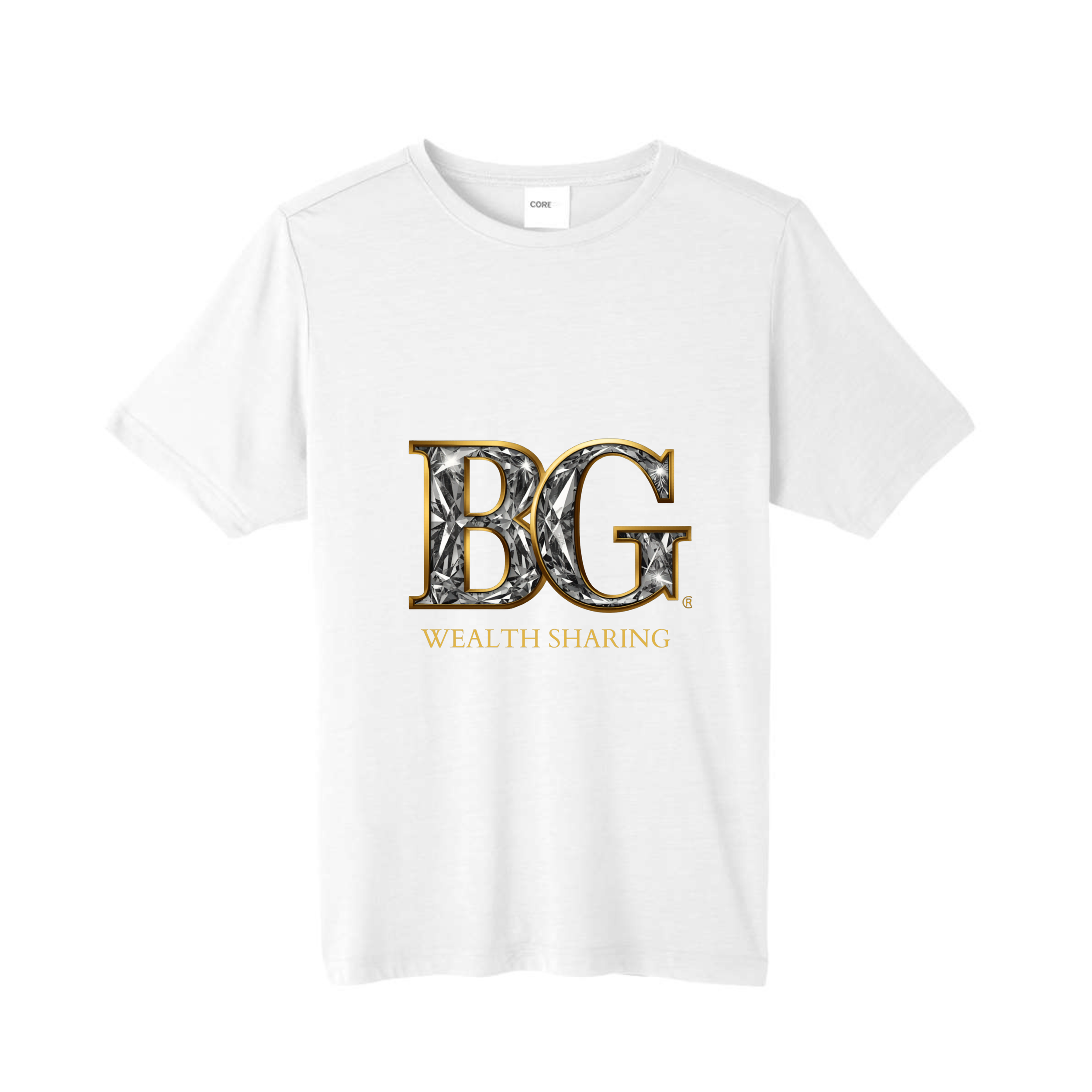 Men's BG Wealth Sharing T-Shirt_White.png