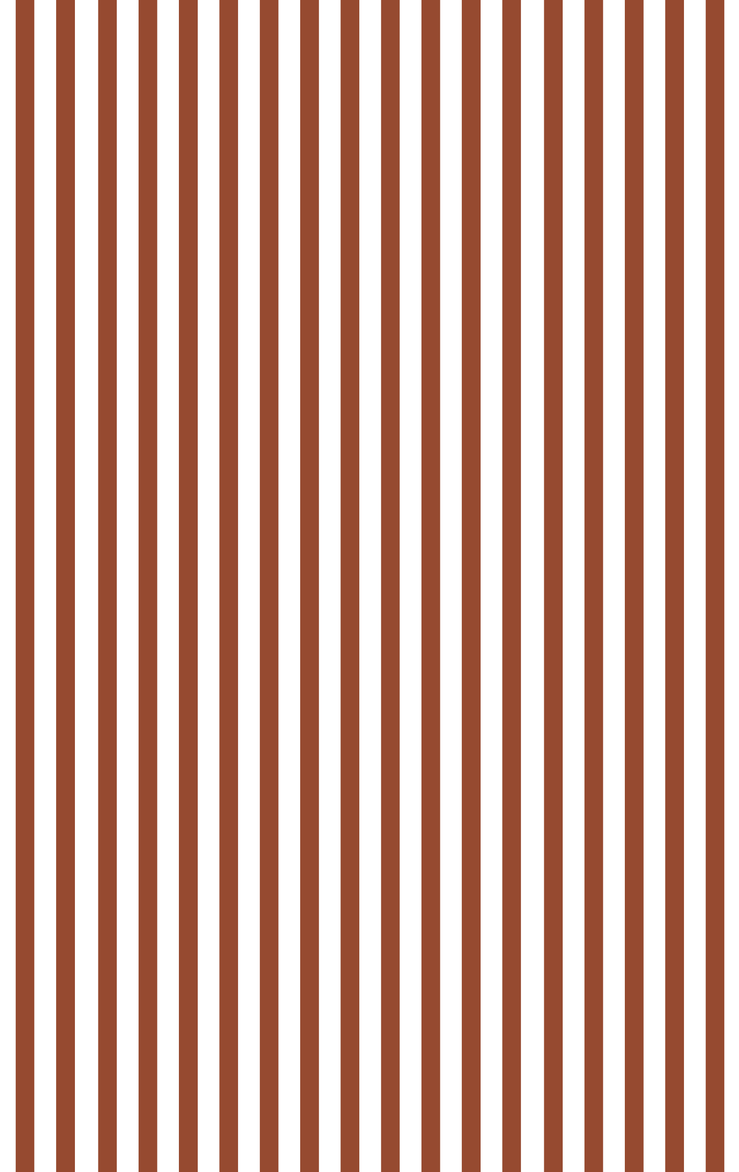 A close-up view of a traditional wooden barcode with vertical black and brown stripes.