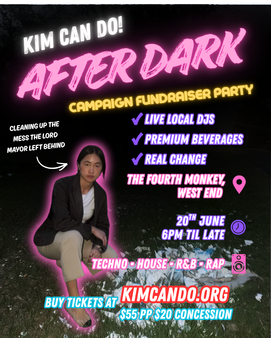 Kim Can Do! - Campaign Fundraiser Party (Standard Ticket)