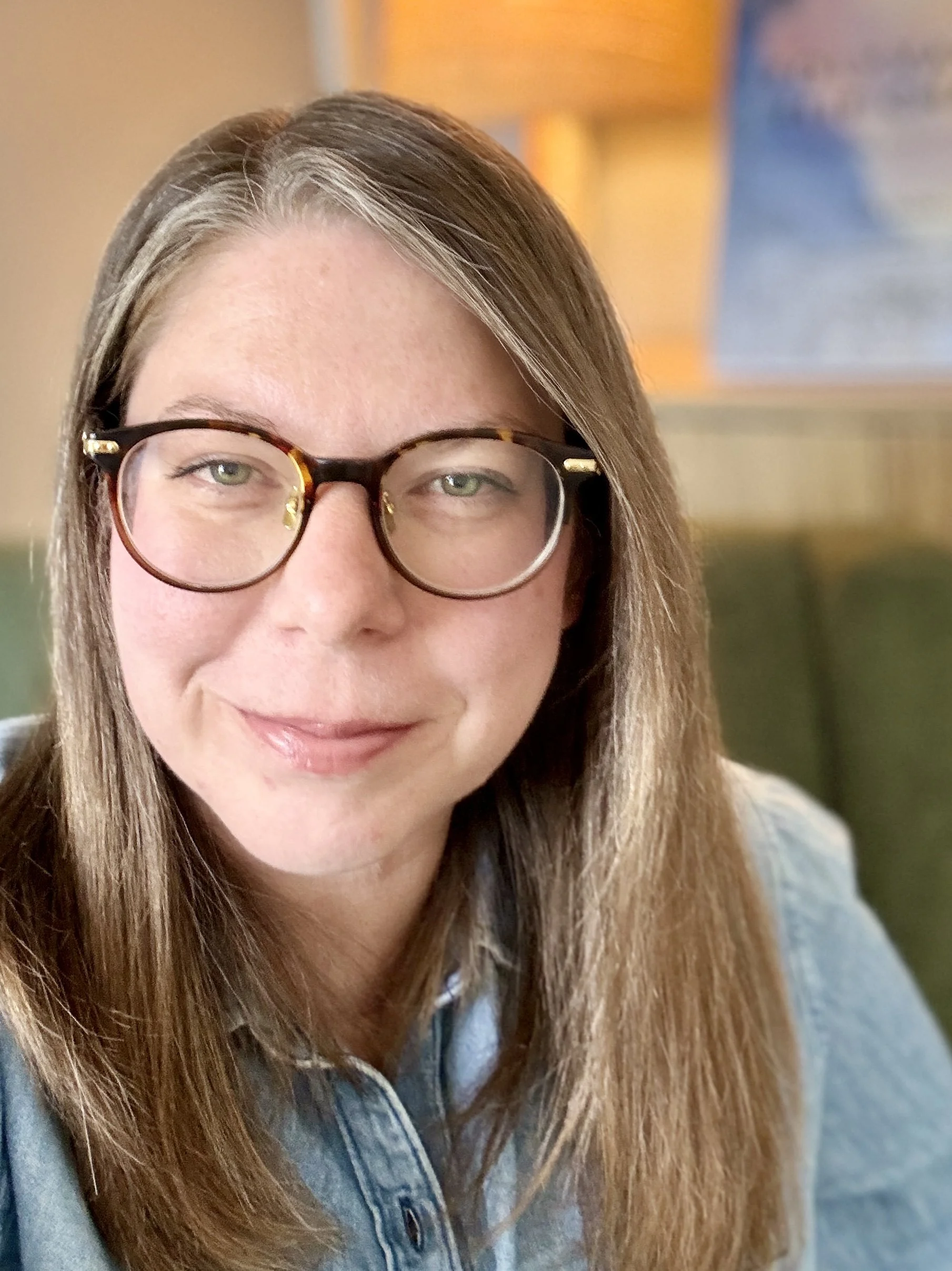 Close-up of therapist and owner of Fieldwork Counseling, LLC, Meredith McClendon.