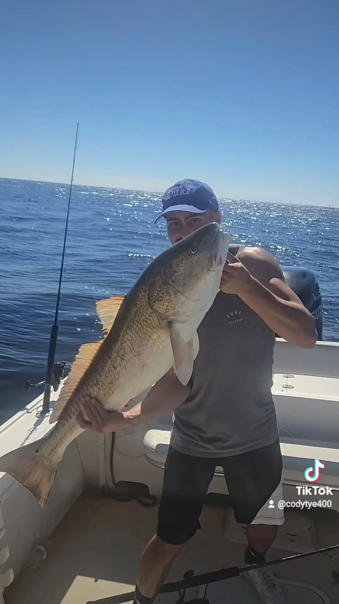 Bull red drum red fish redfish Fishing Myrtle Beach near Little River SC fishing charters dolphin cruises boat tours in Little River SC