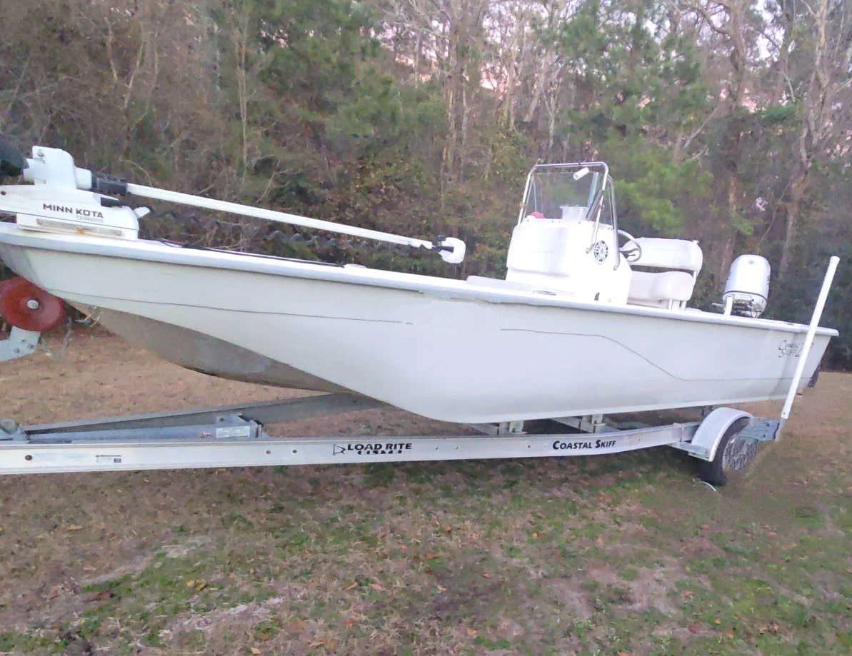 2022 Coastal Skiff owned by Fishing Myrtle Beach fishing charters dolphin cruises boat tours in Little River SC