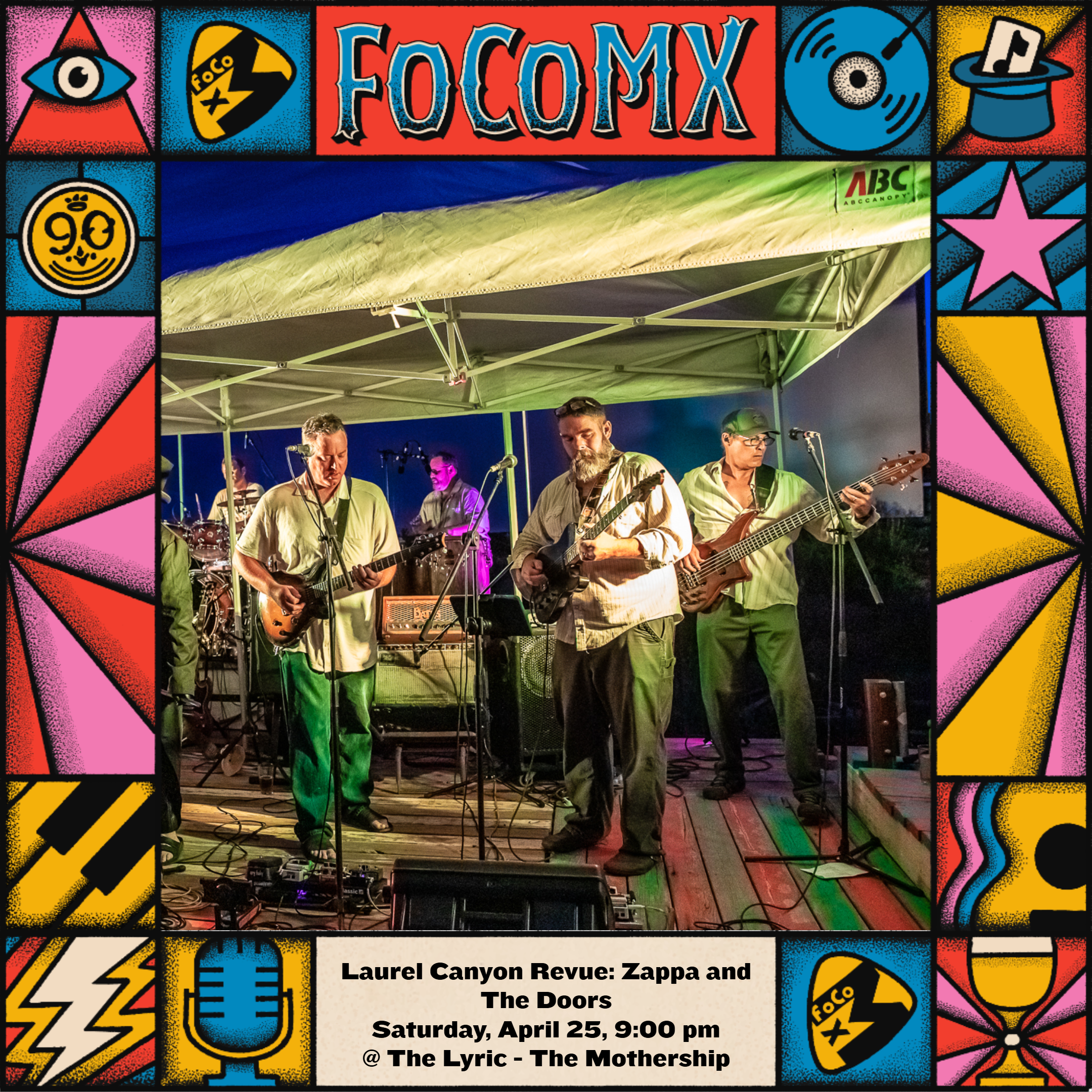 Laurel Canyon Revue: Zappa and The Doors @ FOCOMX