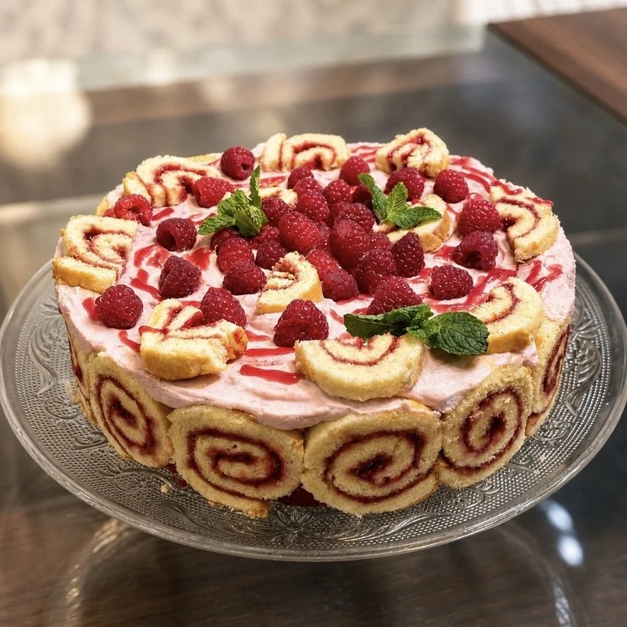 Framboise en spirales