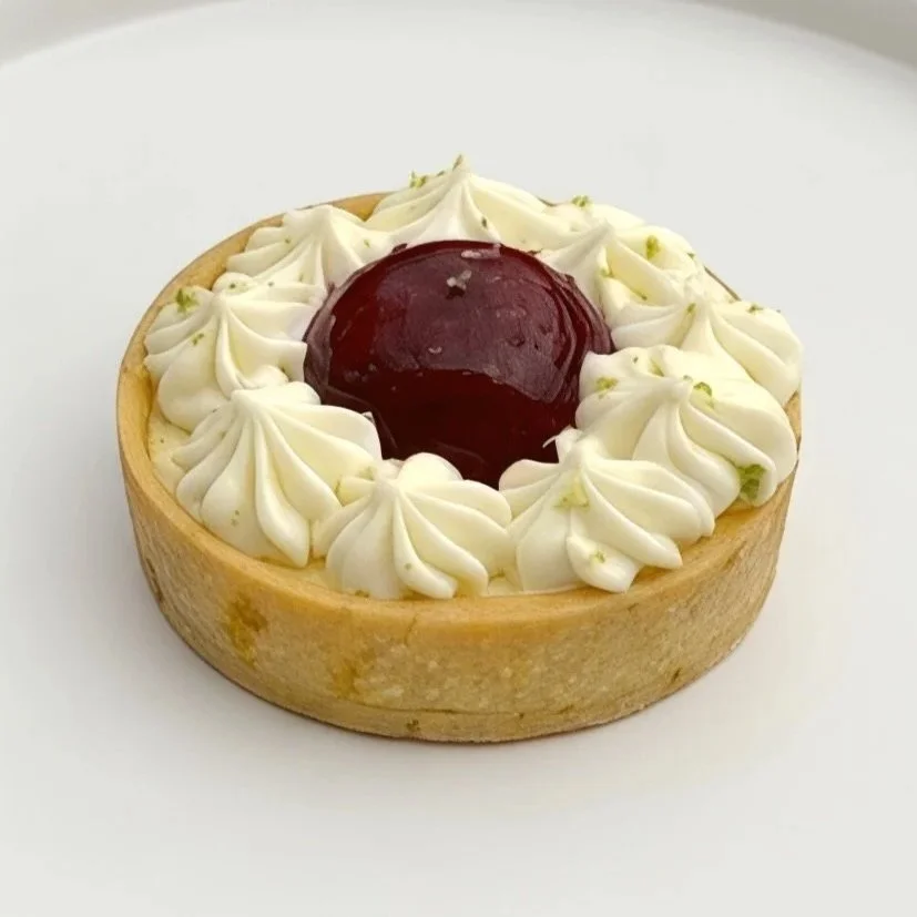Mascarpone, lime & cerise