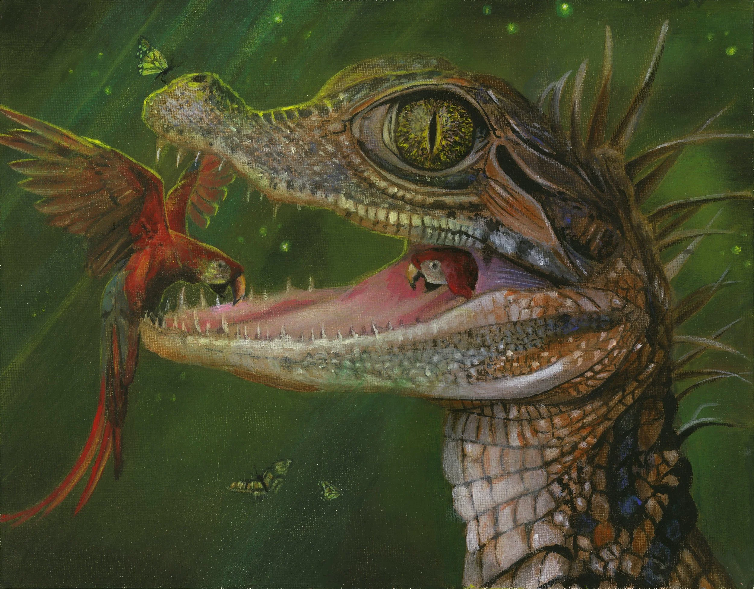 2022 - 7-30 - Baby Aligator Dragon.JPG