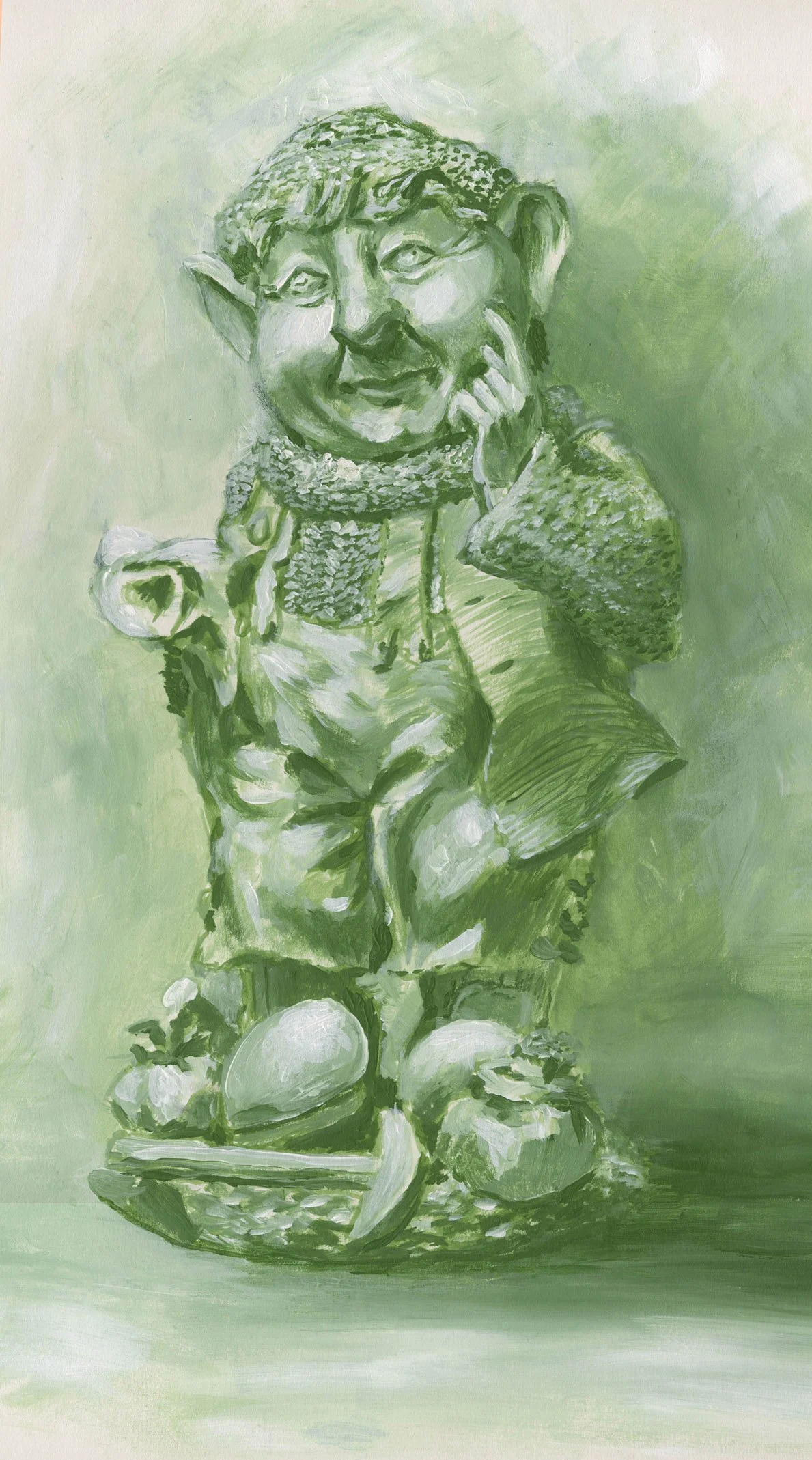 2004-10-06-04-Monochromatic acrylic painting of statue.jpg