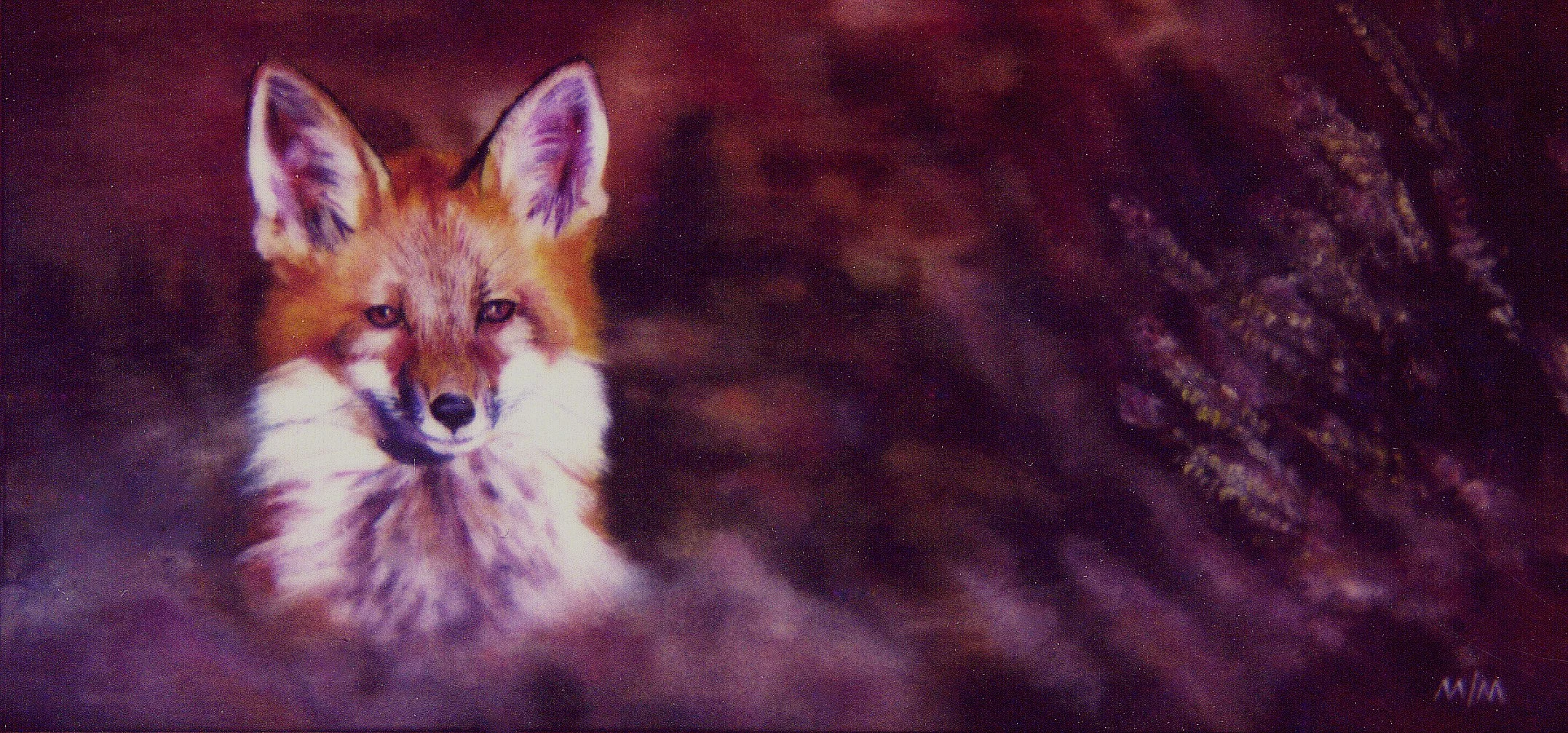 2002-02-25-15x30-Oil Painr-Red Fox.jpg