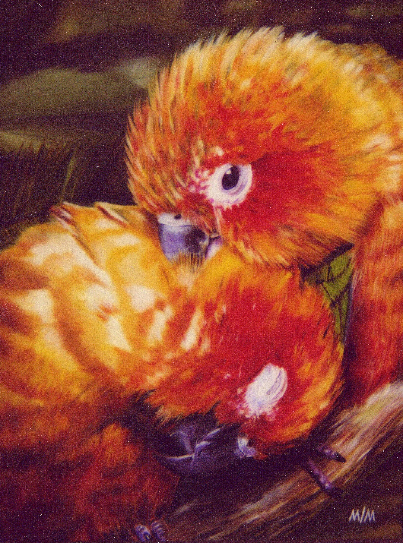 2002-02-28-18 x24-oil paint-Love Birds.jpg