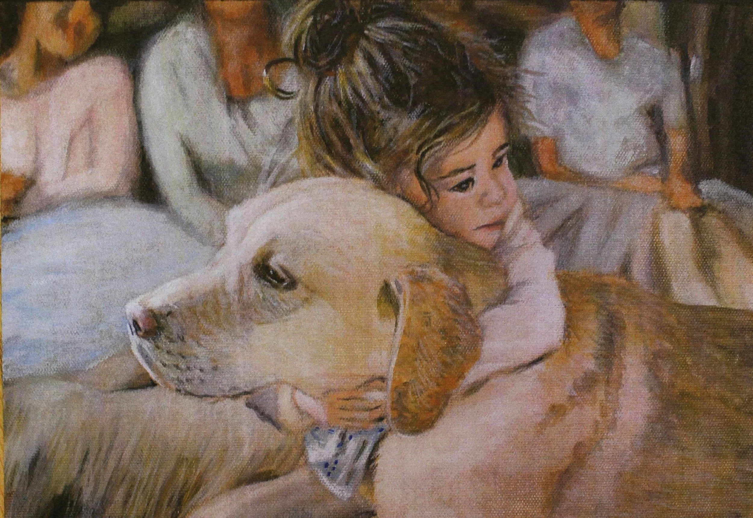 2021 - 3-10 - Girl Hugging Dog.JPG
