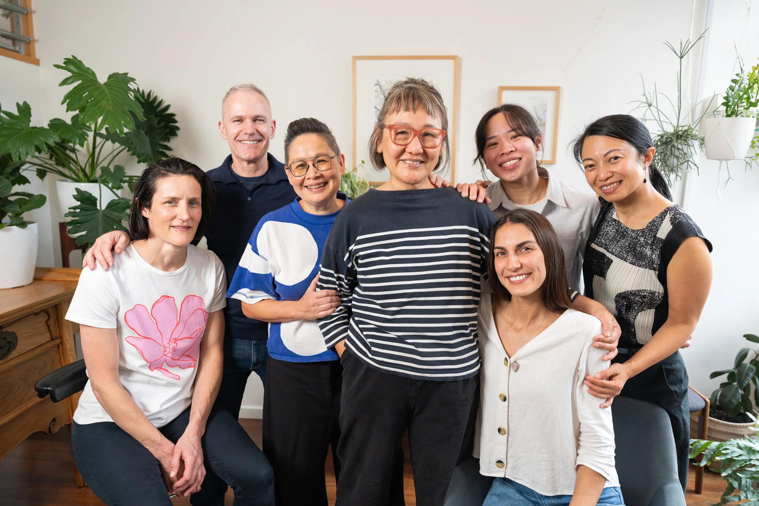 The team of wellness practitioners at Four Seasons Wellness Centre, Abbotsford Melbourne — therapists, healers and allied health professionals