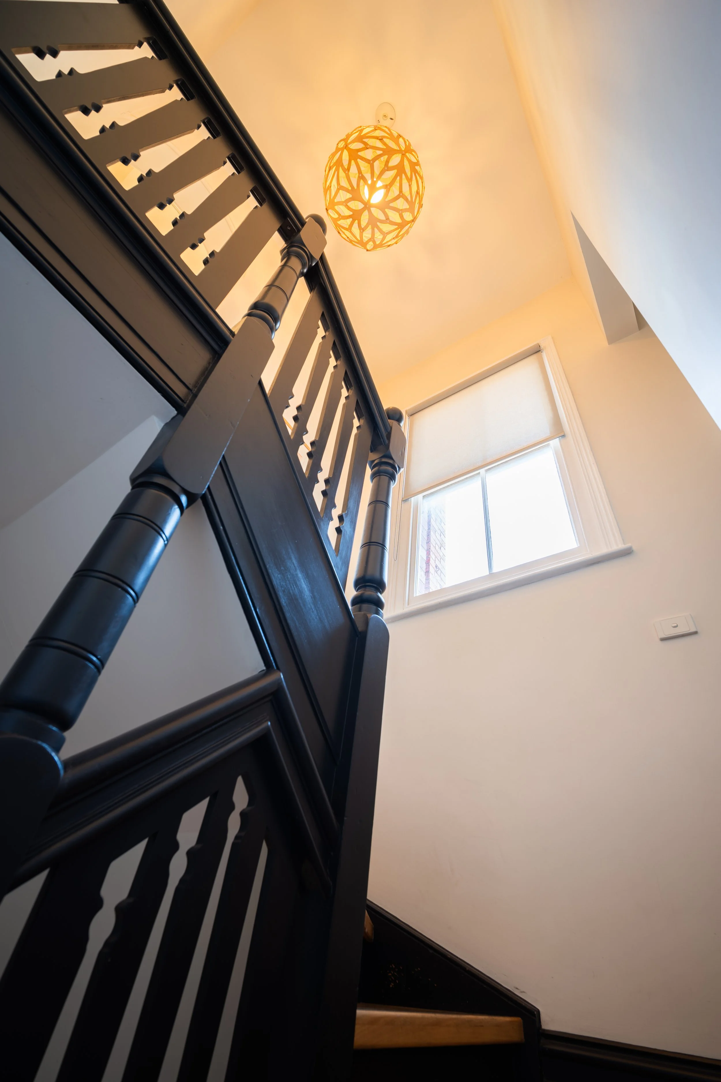 Timber staircase detail at Four Seasons Wellness Centre Abbotsford Melbourne