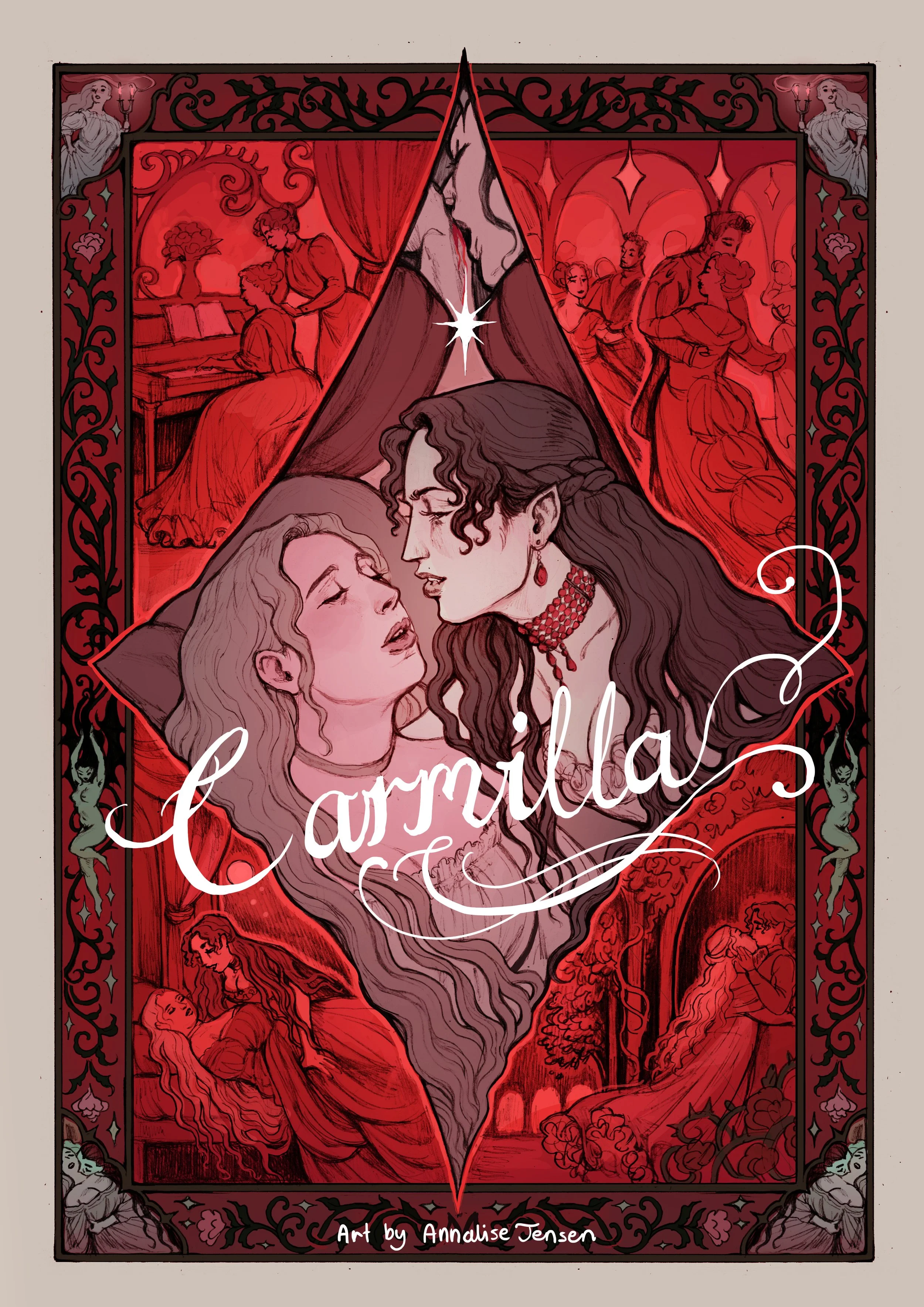 mock book cover of Carmilla