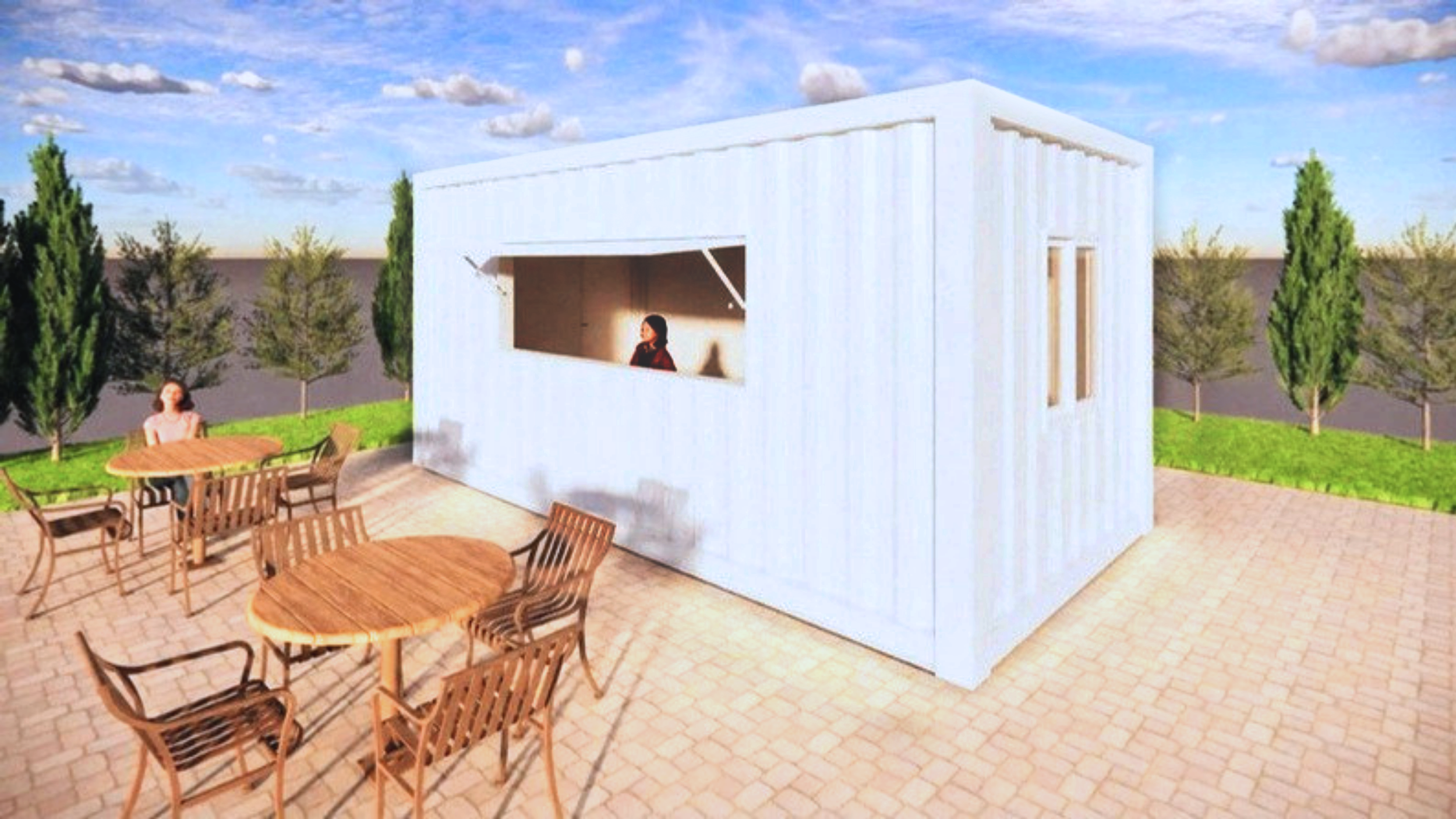 Blox PH Prefab Unit - 18sqm Food Truck Commercial Unit