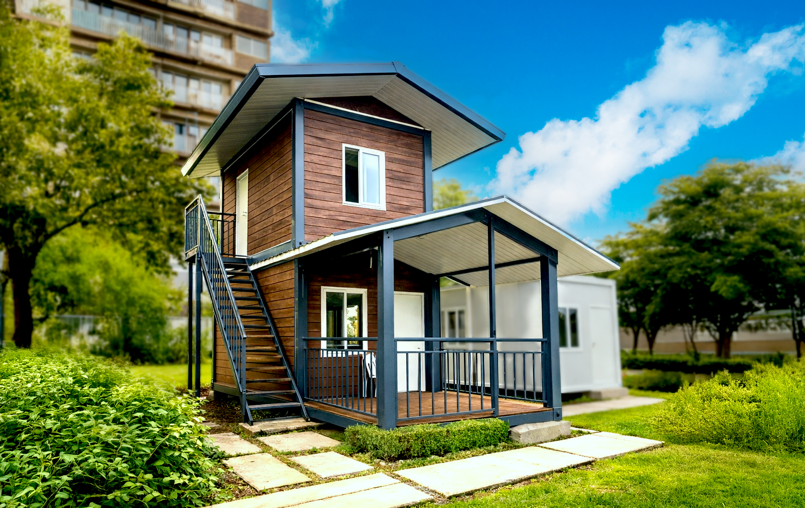 Blox PH Prefab Model Unit - 42 sqm 2-storey Residential Unit