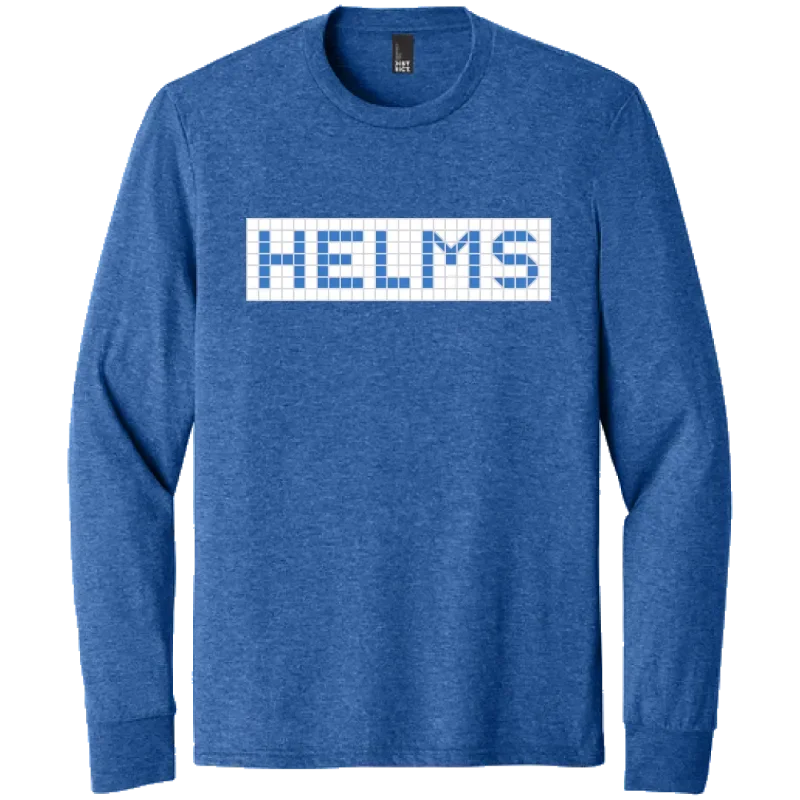 Long Sleeved Retro Tile Tri-Blend Tee