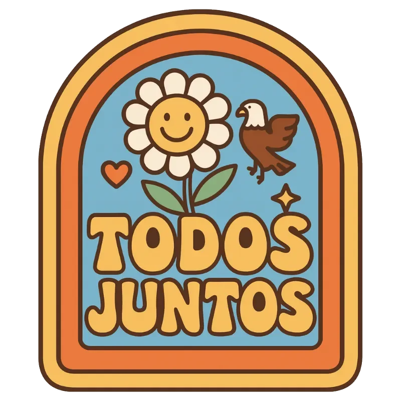Todos Juntos Flower Sticker.webp