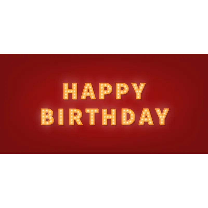 Birthday Marquee