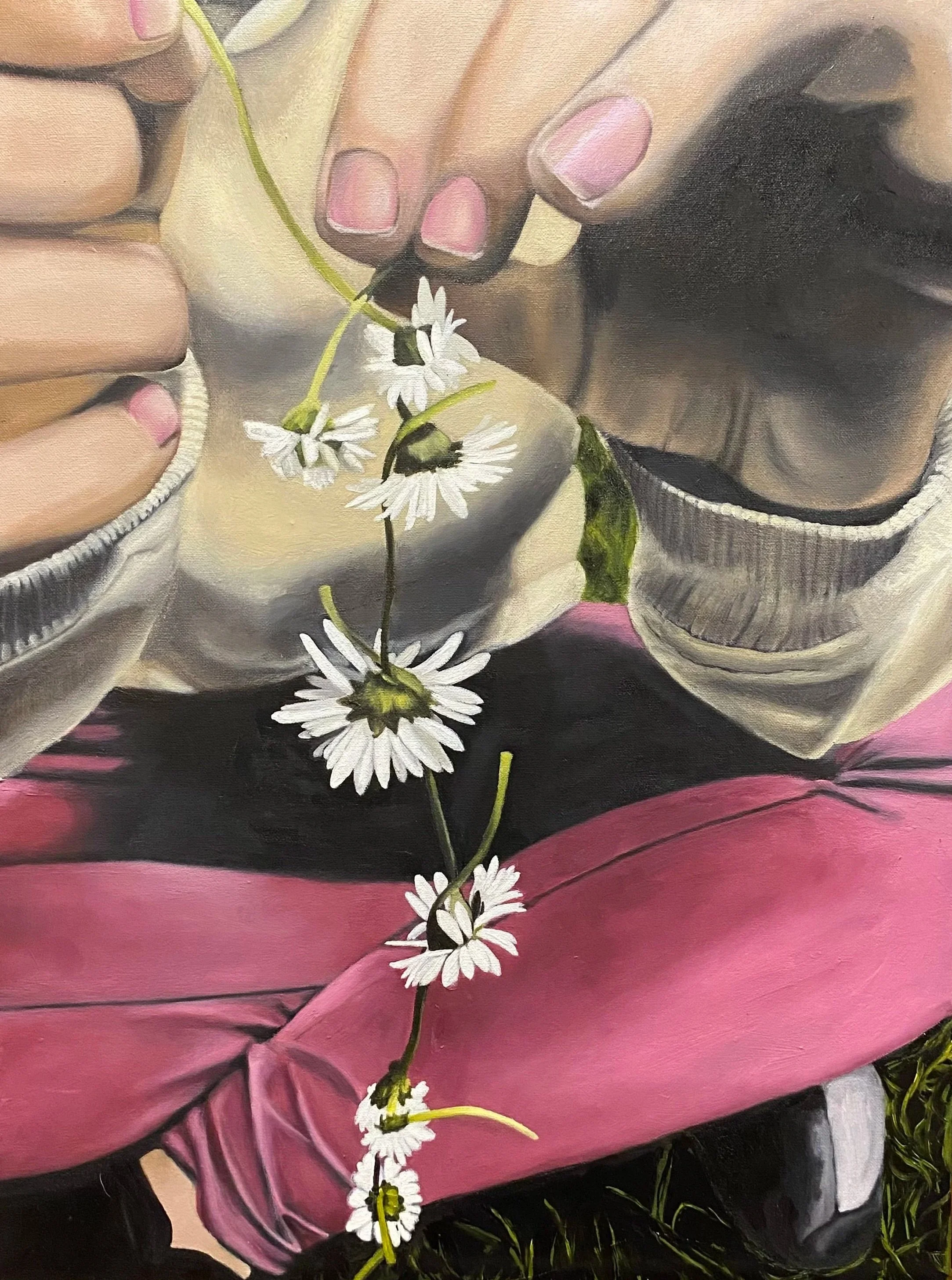 'Daisy chains' Oil on canvas 450 x 600
SOLD