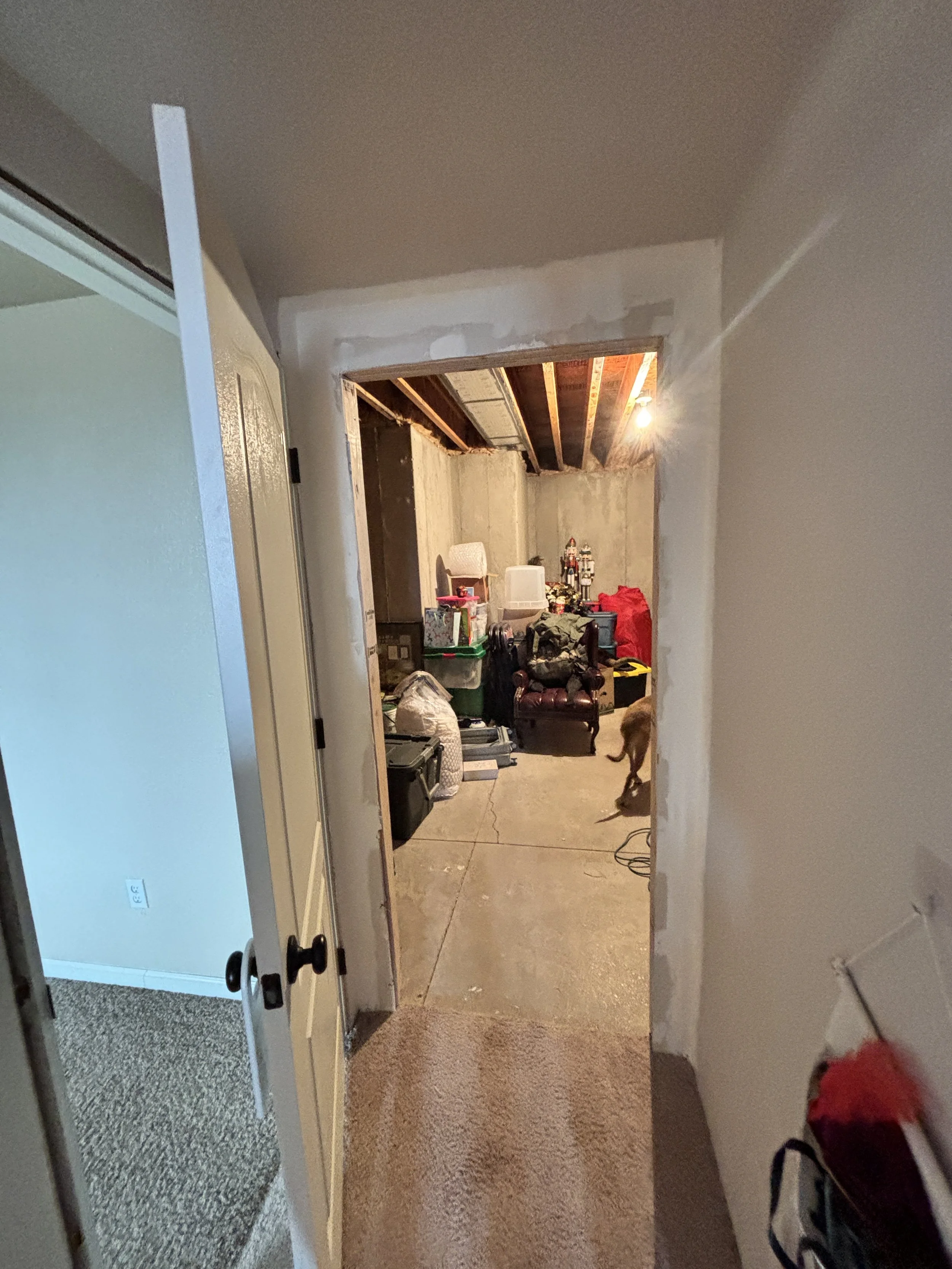 Move Door to Storage Room Opening