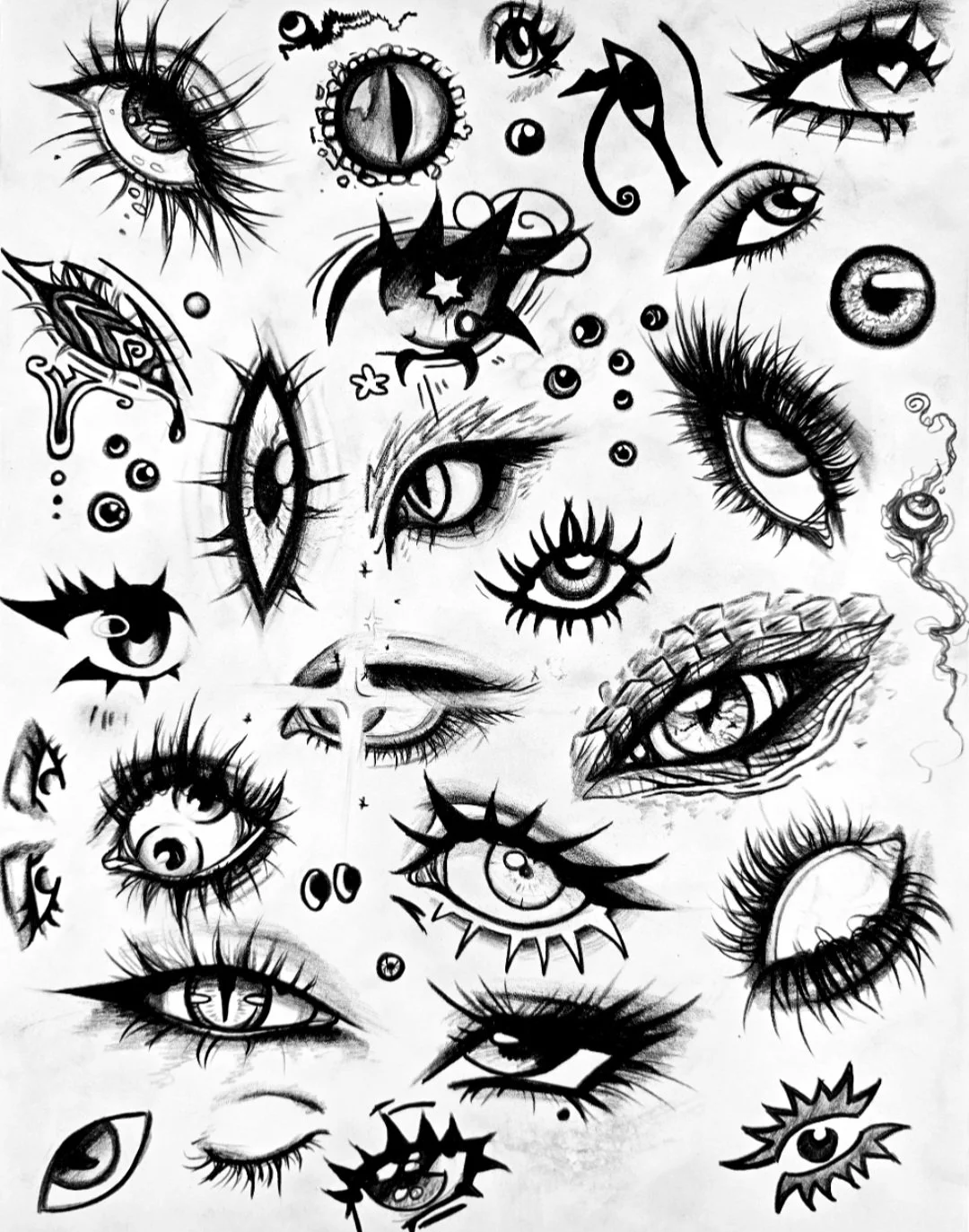 All Eyes Sketch | Print