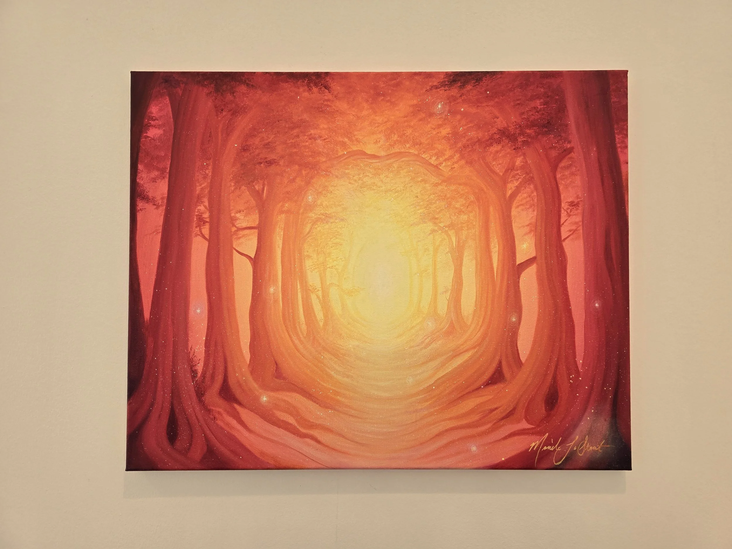 Christian faithlight of God inspired artwork for sale Canada, warm neutral home decor, religious painting