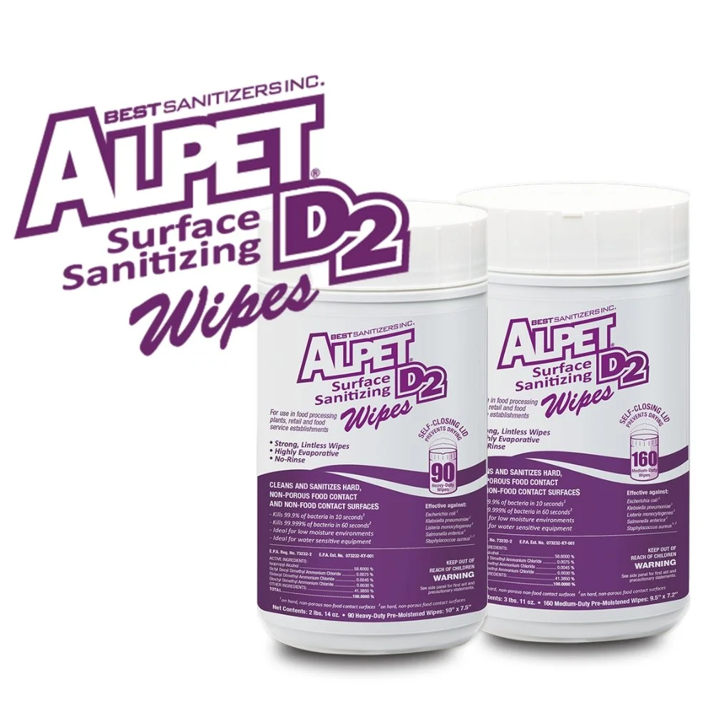 Alpet® D2 Surface Sanitizer Wipes