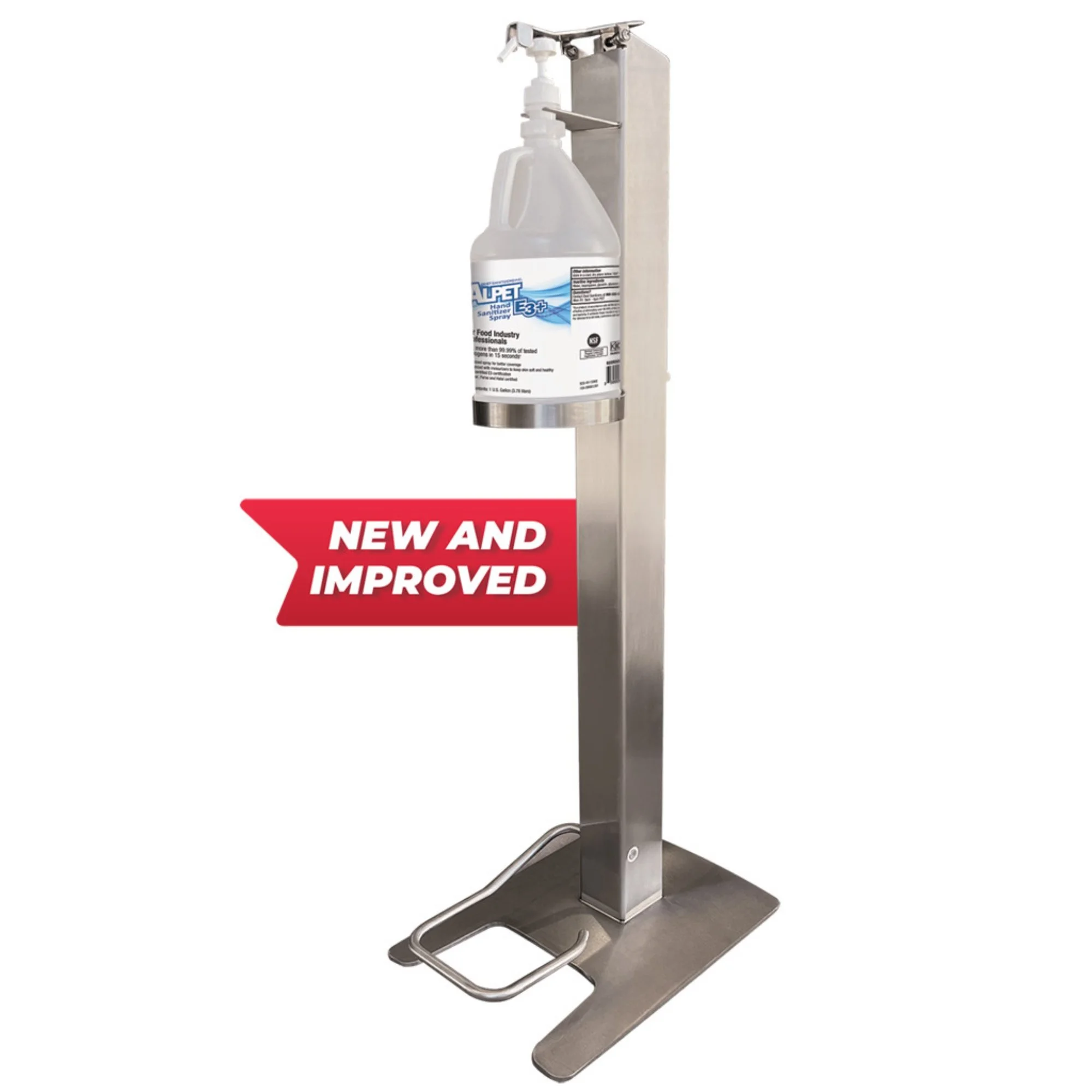 Portable EZ Step Foot-Activated Sanitizer Dispenser