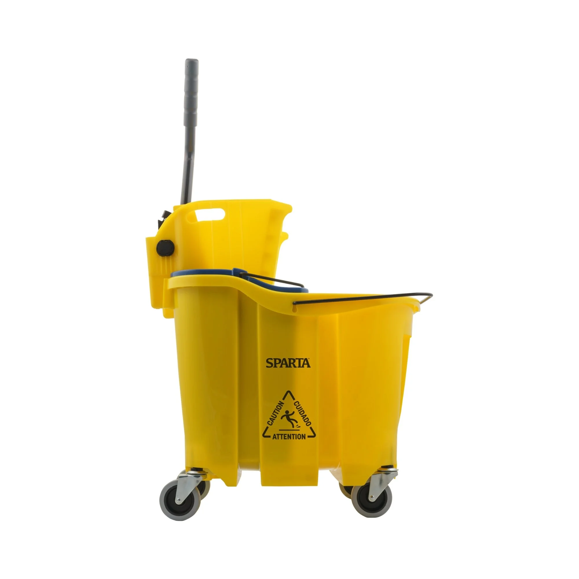 35qt Mop Bucket Combo - Side Press Wringer & Soiled Water Insert
