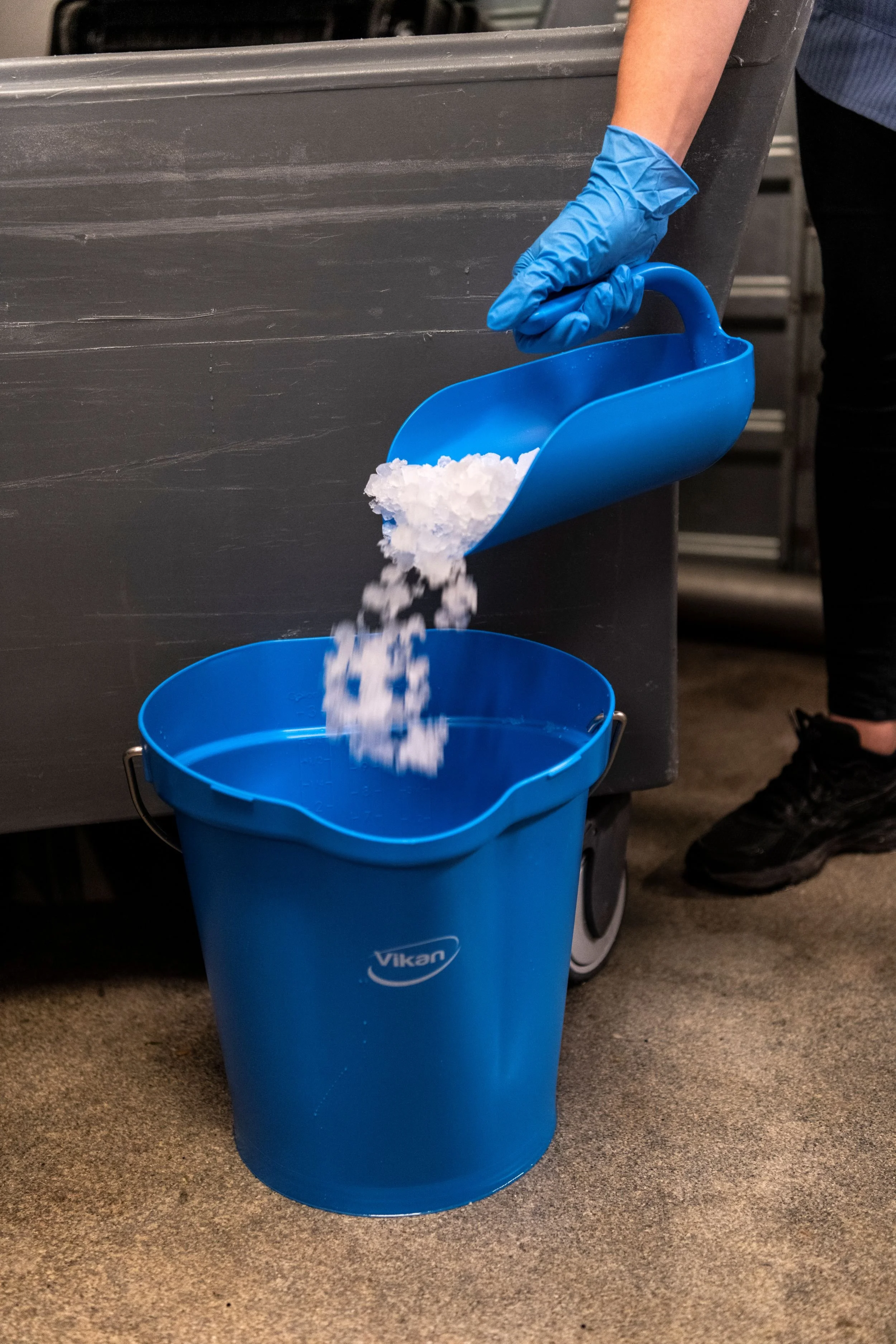 Blue bucket