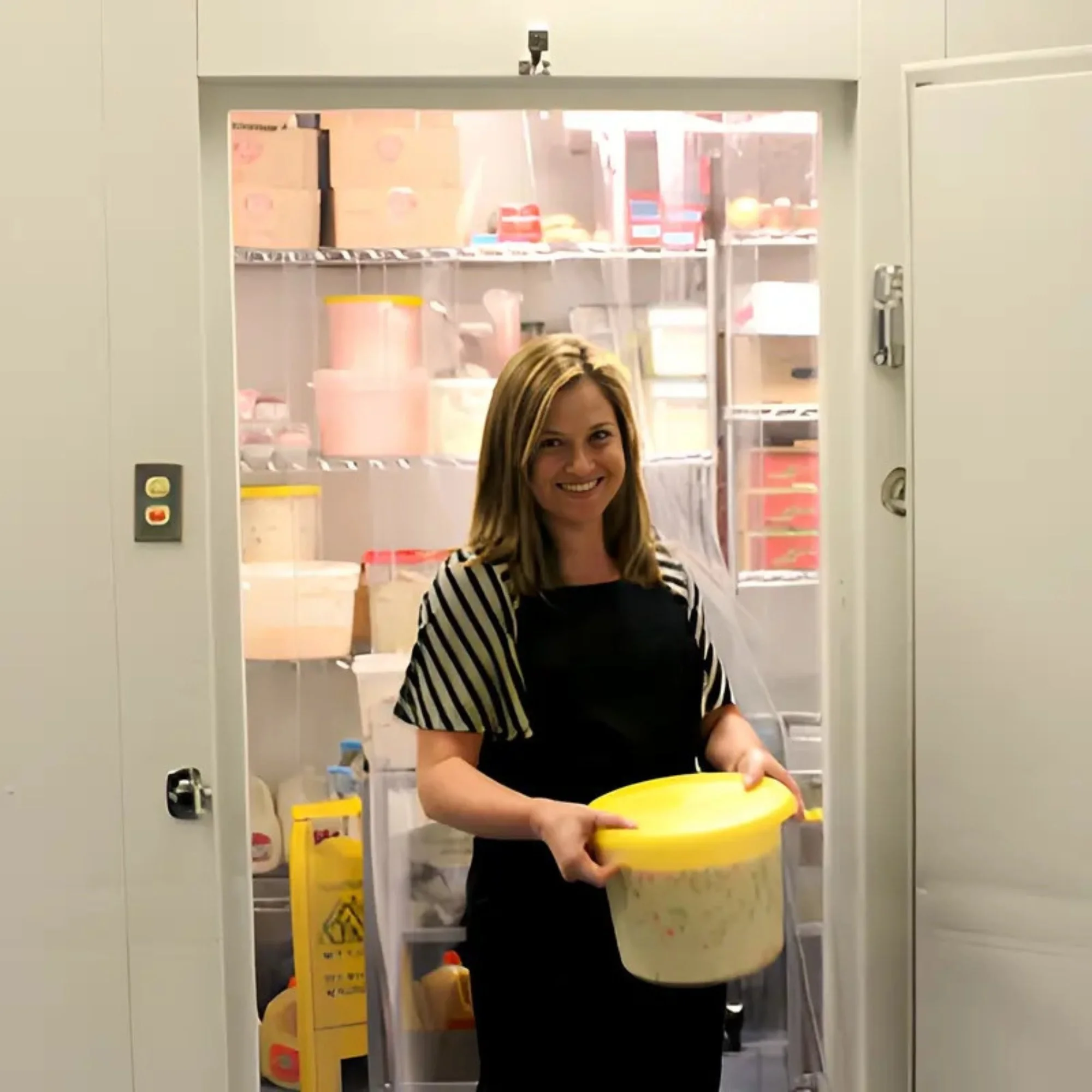 Smooth PVC door stripping