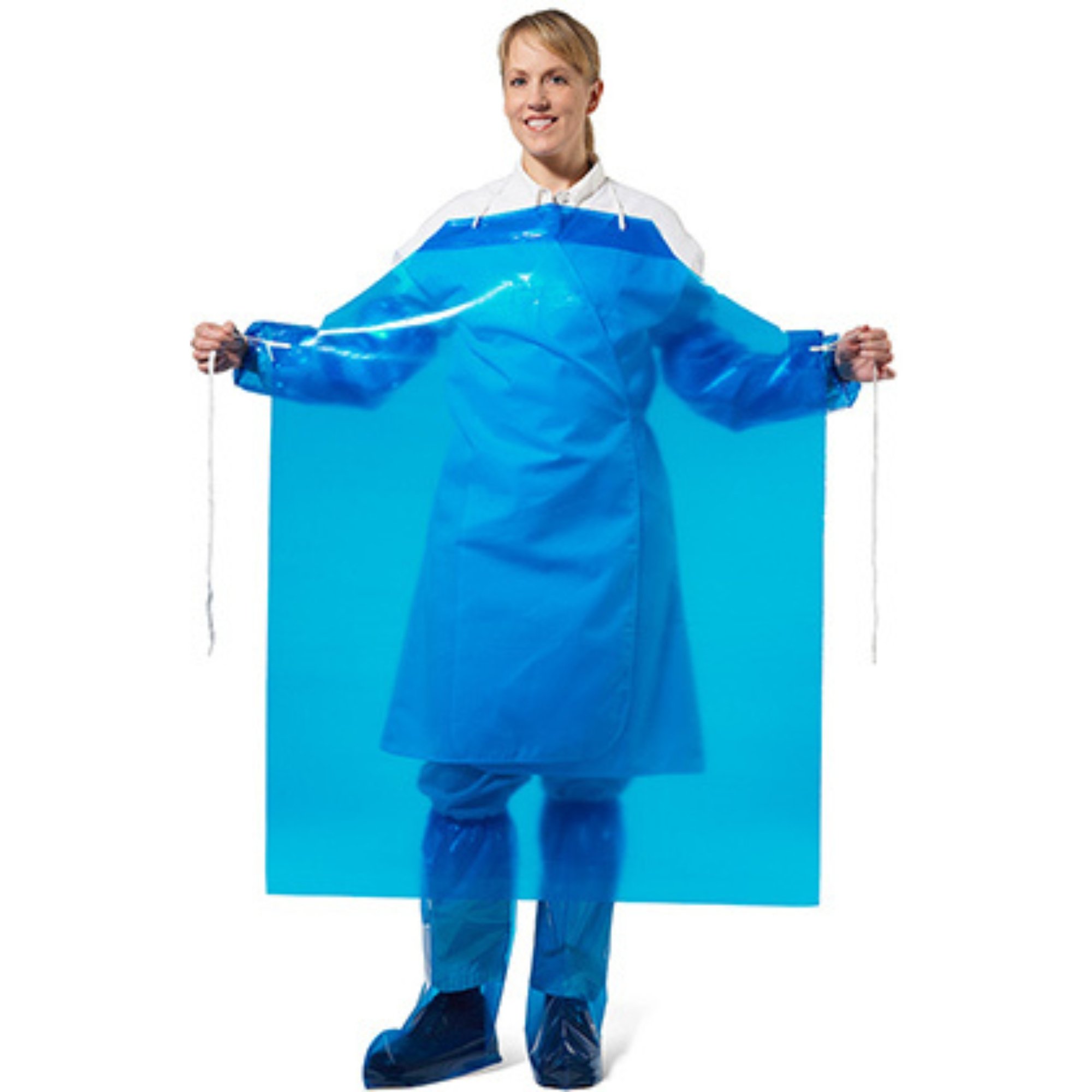 4 Mil Grommet Apron With Ties