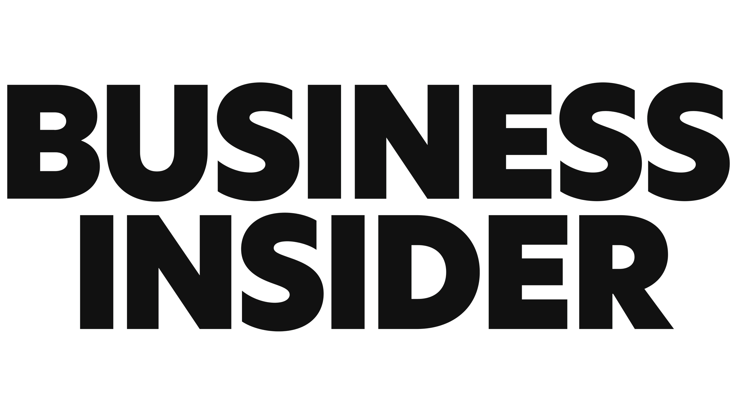 Bold black text reading 'BUSINESS INSIDER' on a transparent background.