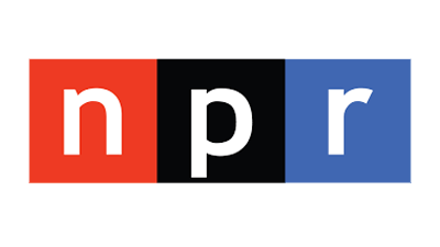 NPR logo representing the national public radio and media organization.