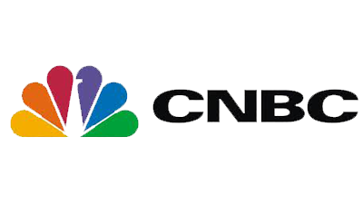 CNBC logo representing the global business news and financial media network.
