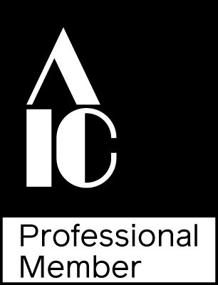 Logo with a large stylized letter 'A' and 'IC' underneath, with the text 'Professional Member' below.