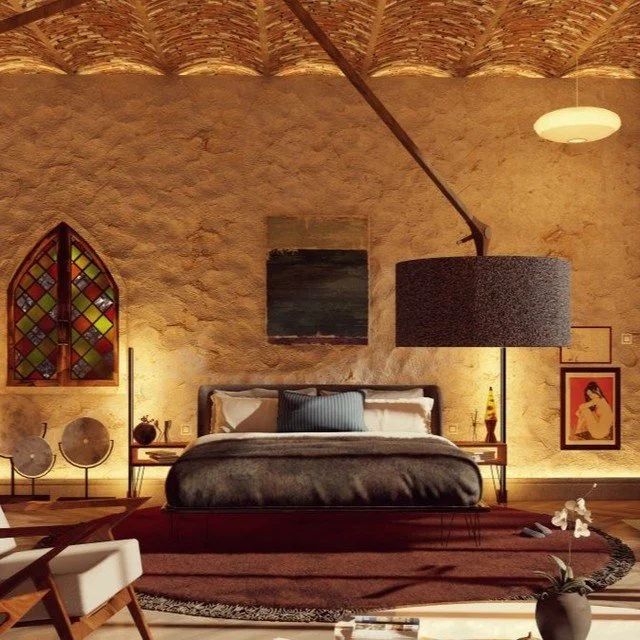 In the stunning Vall Nord, Andorra, a rescued chapel has been transformed into a modern loft, blending rustic charm with contemporary living.

Every detail of this unique space honours its history, from the preserved stone walls to the vaulted ceilin