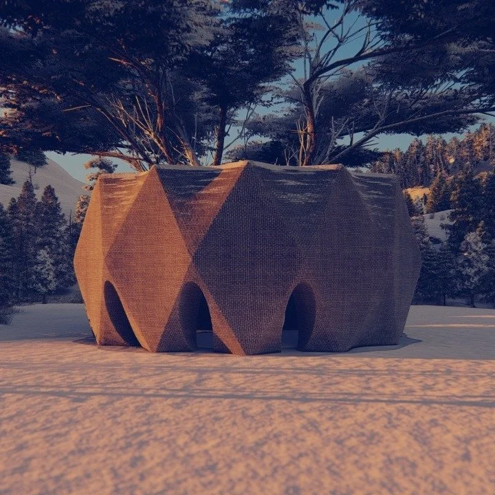 Embracing Nature

In the remote, breathtaking wilderness of Tierra del Fuego, Chile, our rhomboid wall structure gracefully encloses the base of a resilient tree. This architectural form adapts to the extreme conditions, from the fierce Patagonian wi
